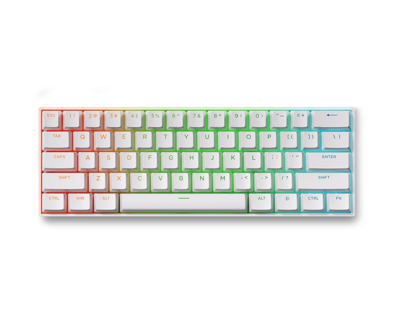 ace♡ MCHOSE Ace 60 Pro ANSI Magnetic Switch Keyboard - White - us