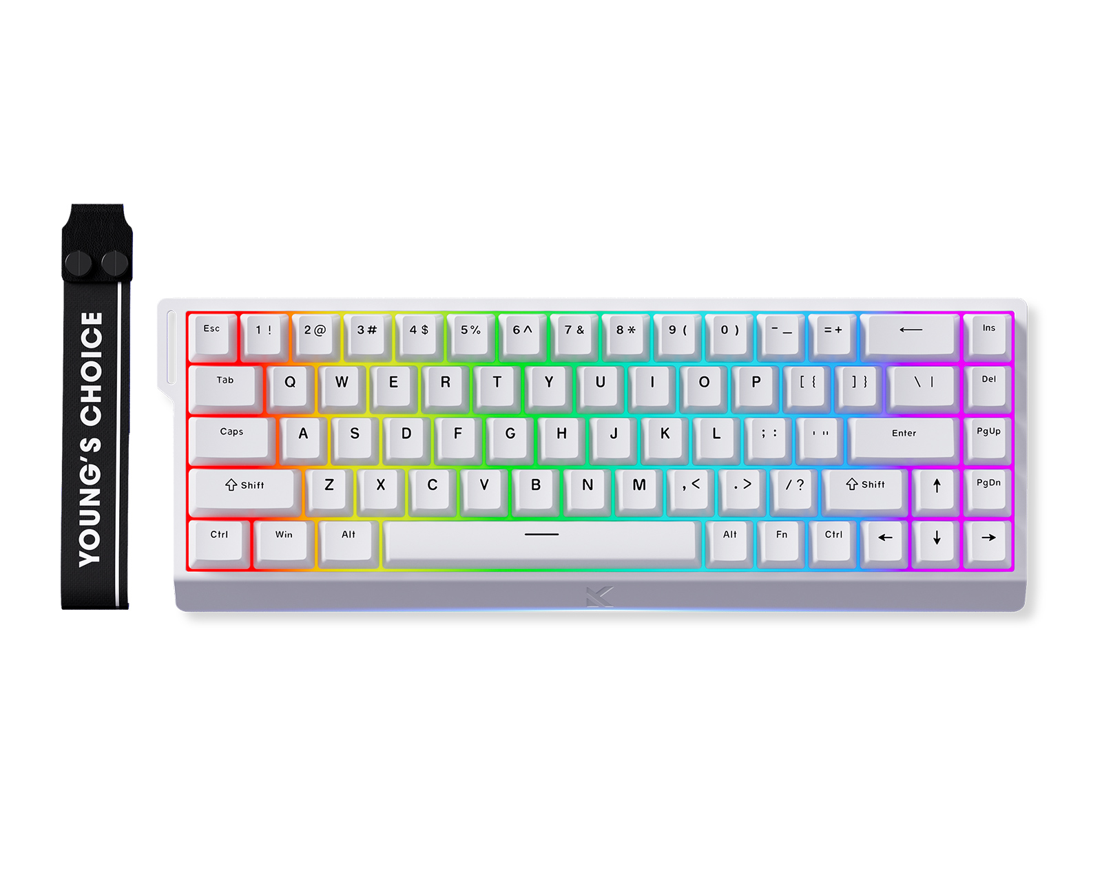 MCHOSE Ace 68 E-Sport ANSI Magnetic Switch Keyboard - White - us