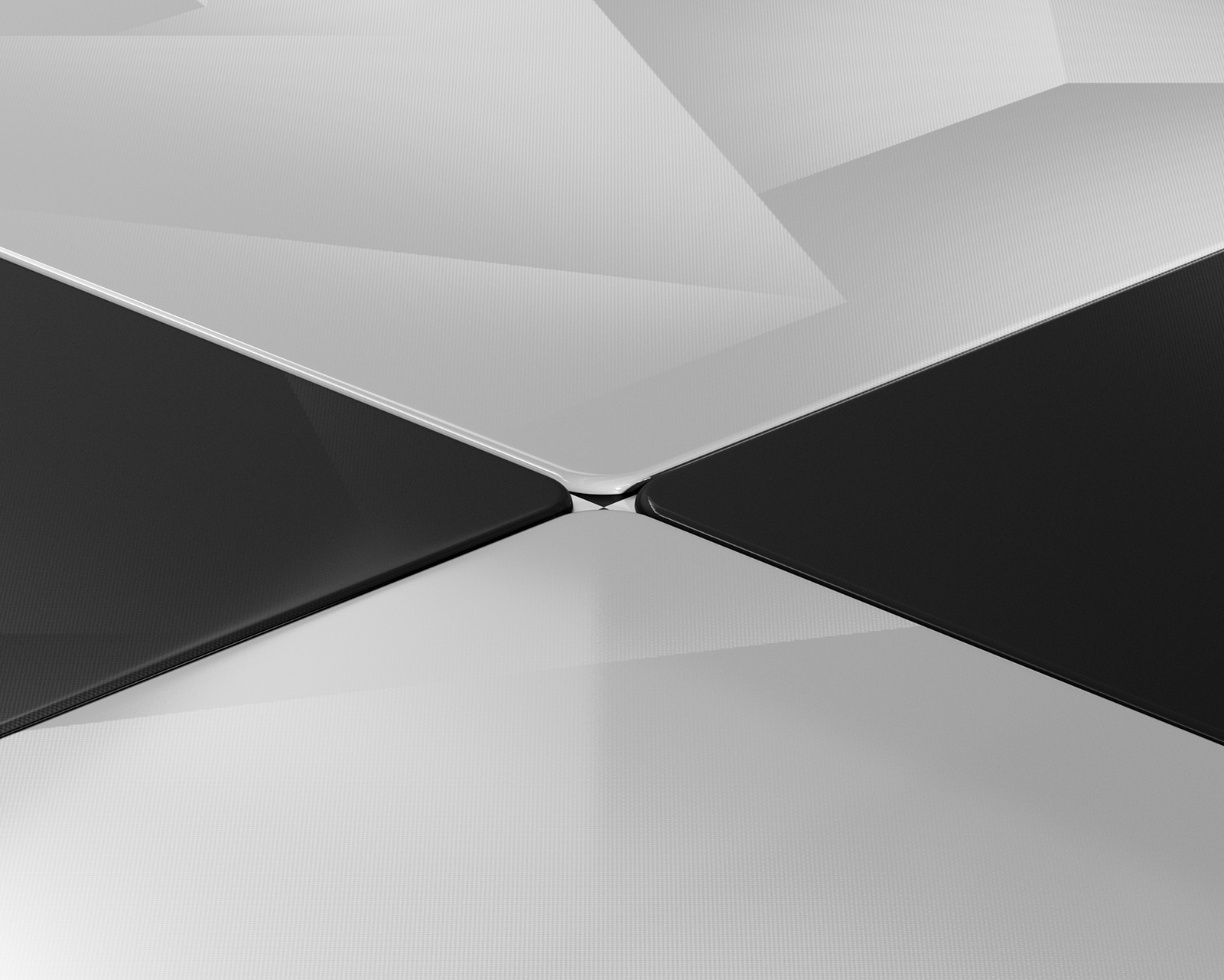 GLSSWRKS Polarity Series Glass Mousepad - XL - Black - us