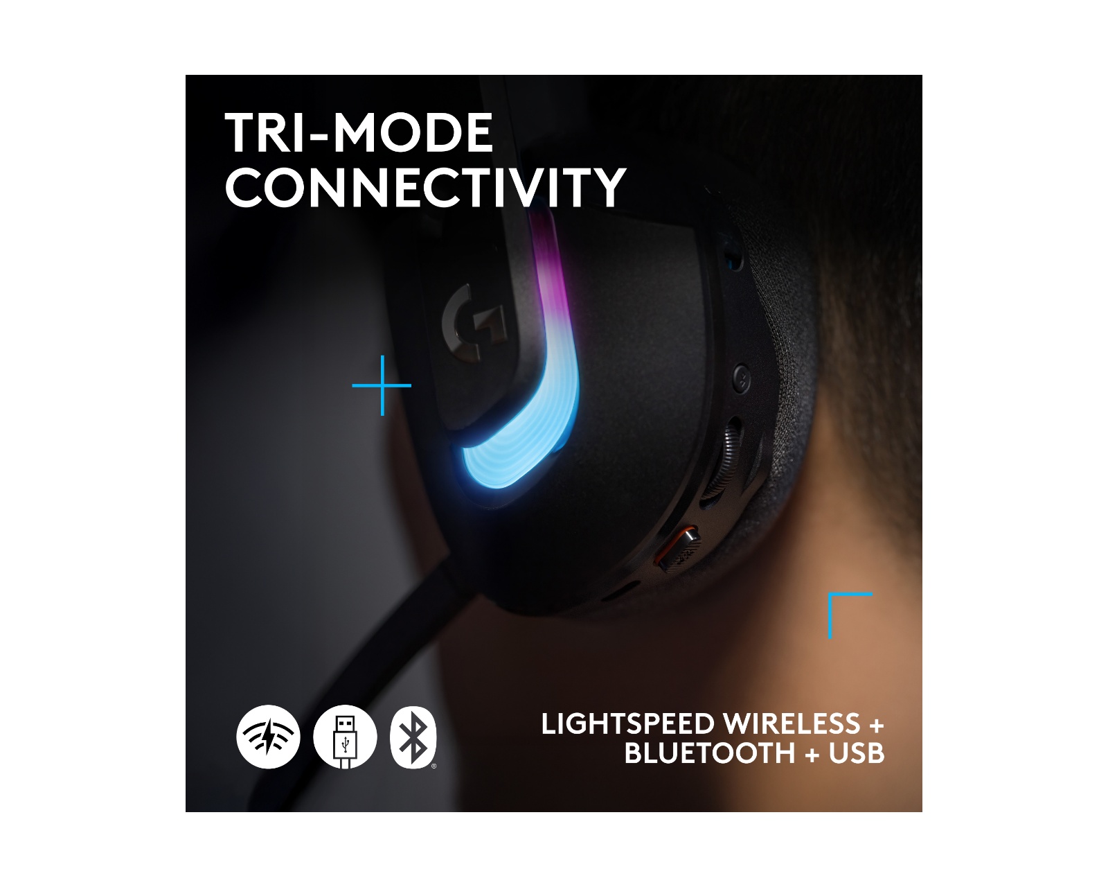 Logitech G522 Lightspeed Wireless Gaming Headset - Black - us