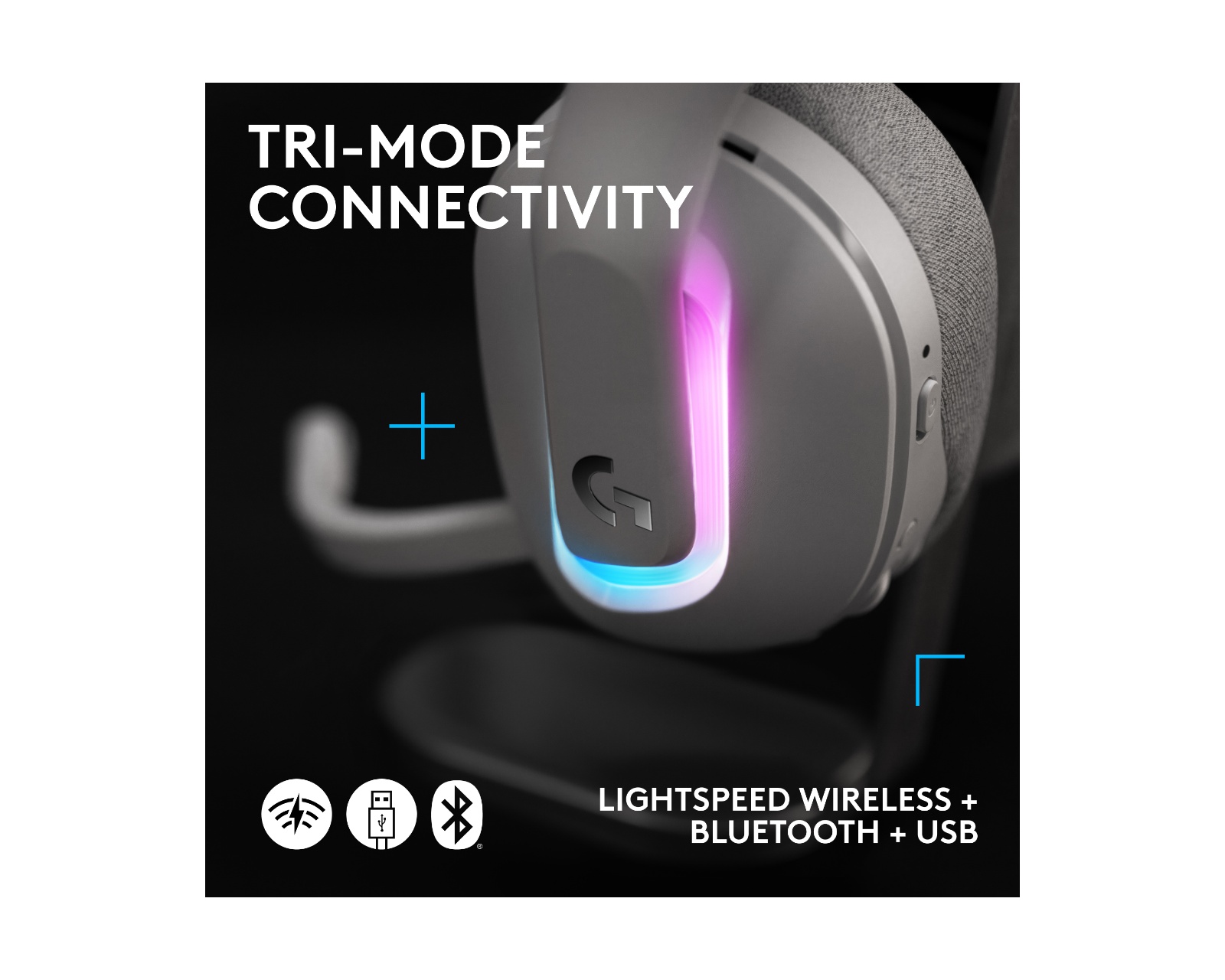 Logitech G522 Lightspeed Wireless Gaming Headset - White - us