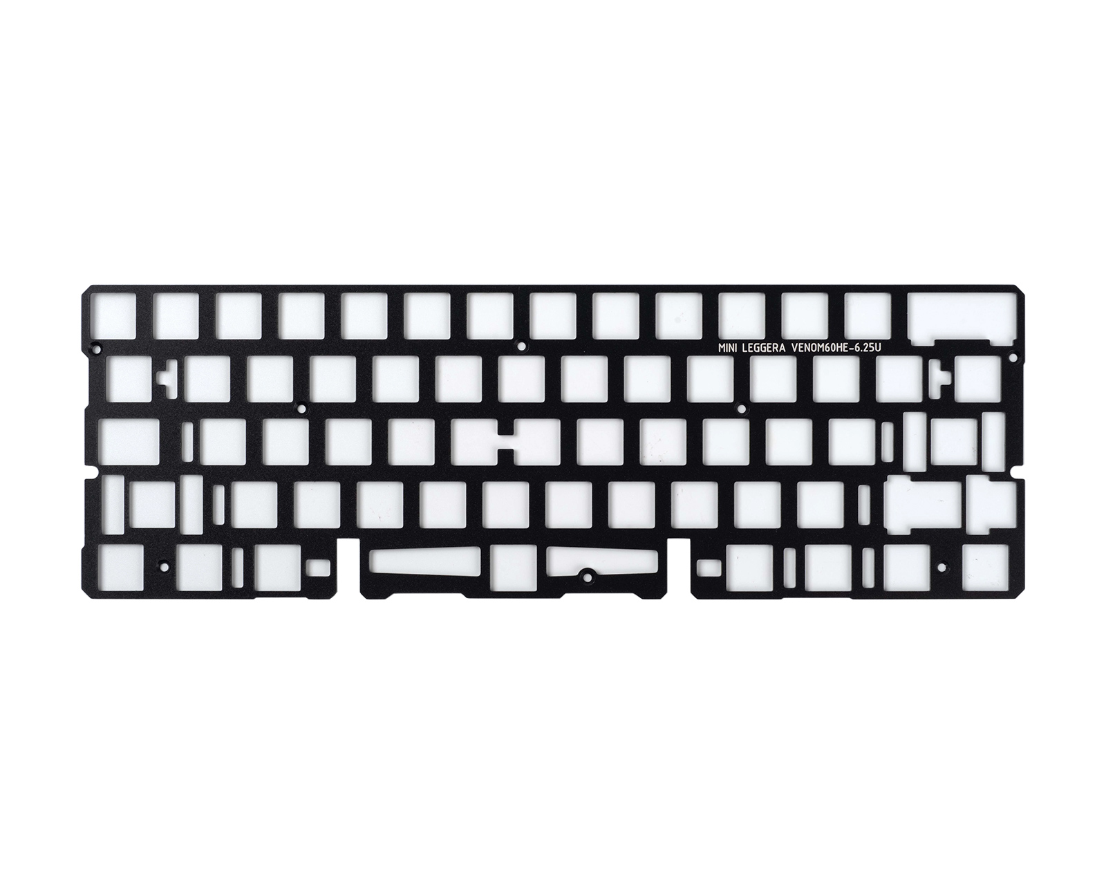 Geon Works Venom60HE Plate 6.25u - Aluminium - us.MaxGaming.com