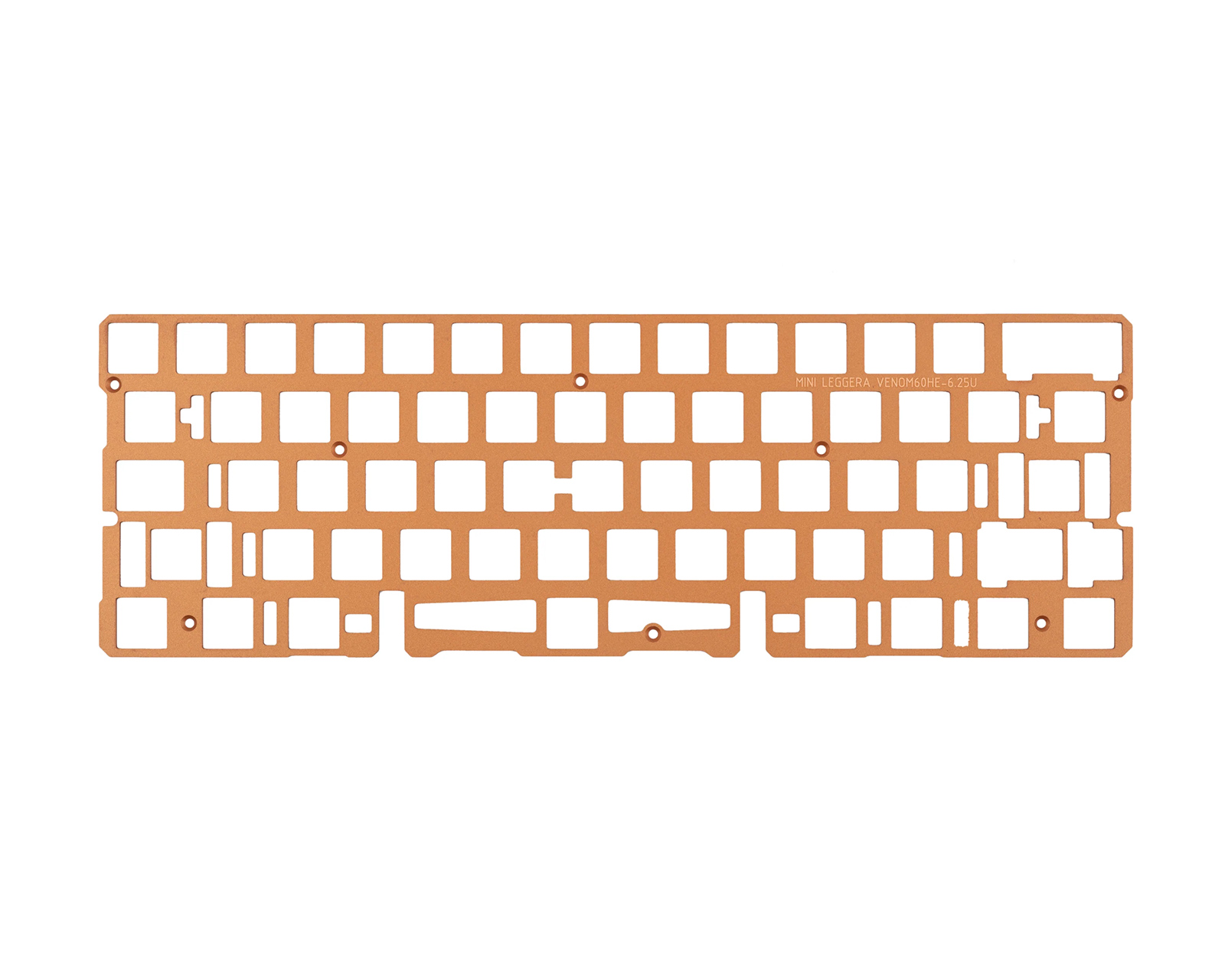 Geon Works Venom60HE Plate 6.28u - Copper - us.MaxGaming.com