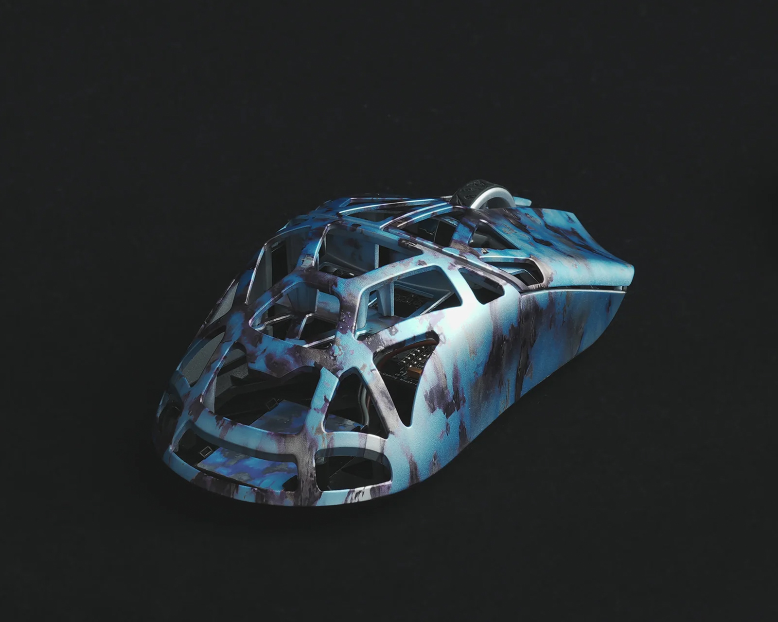 ⑨WLMOUSE BeastXminipro穴あり blue (omron) WLMouse Beast X Pro - Tempered [Omron Opticals] - Side Slits