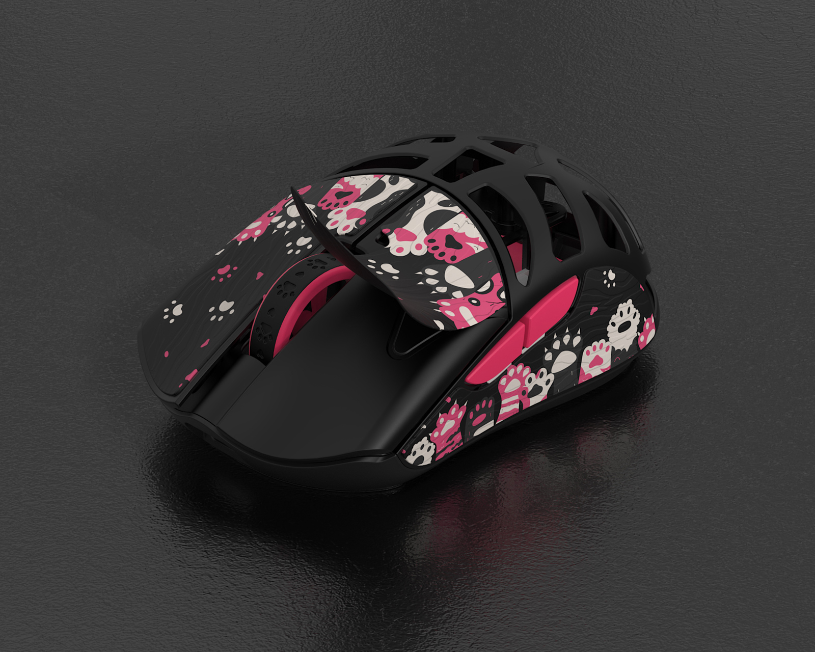 WLMOUSE （ウィルマウス） Beast Miao（Omron）Black WLMouse Beast X Mini Pro - Black [Omron Opticals] - Solid