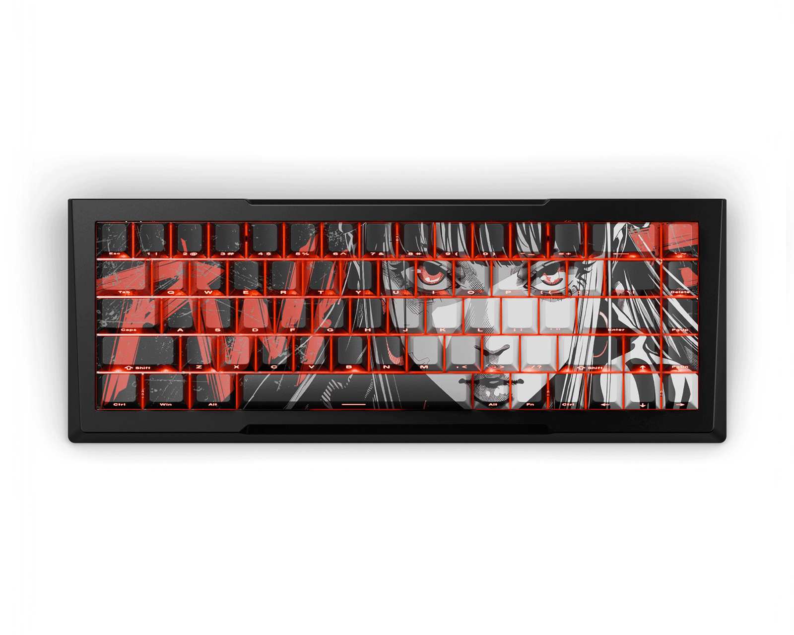 Pwnage Zenblade 65 V2 – Hall Effect Gaming Keyboard Nyomi Red