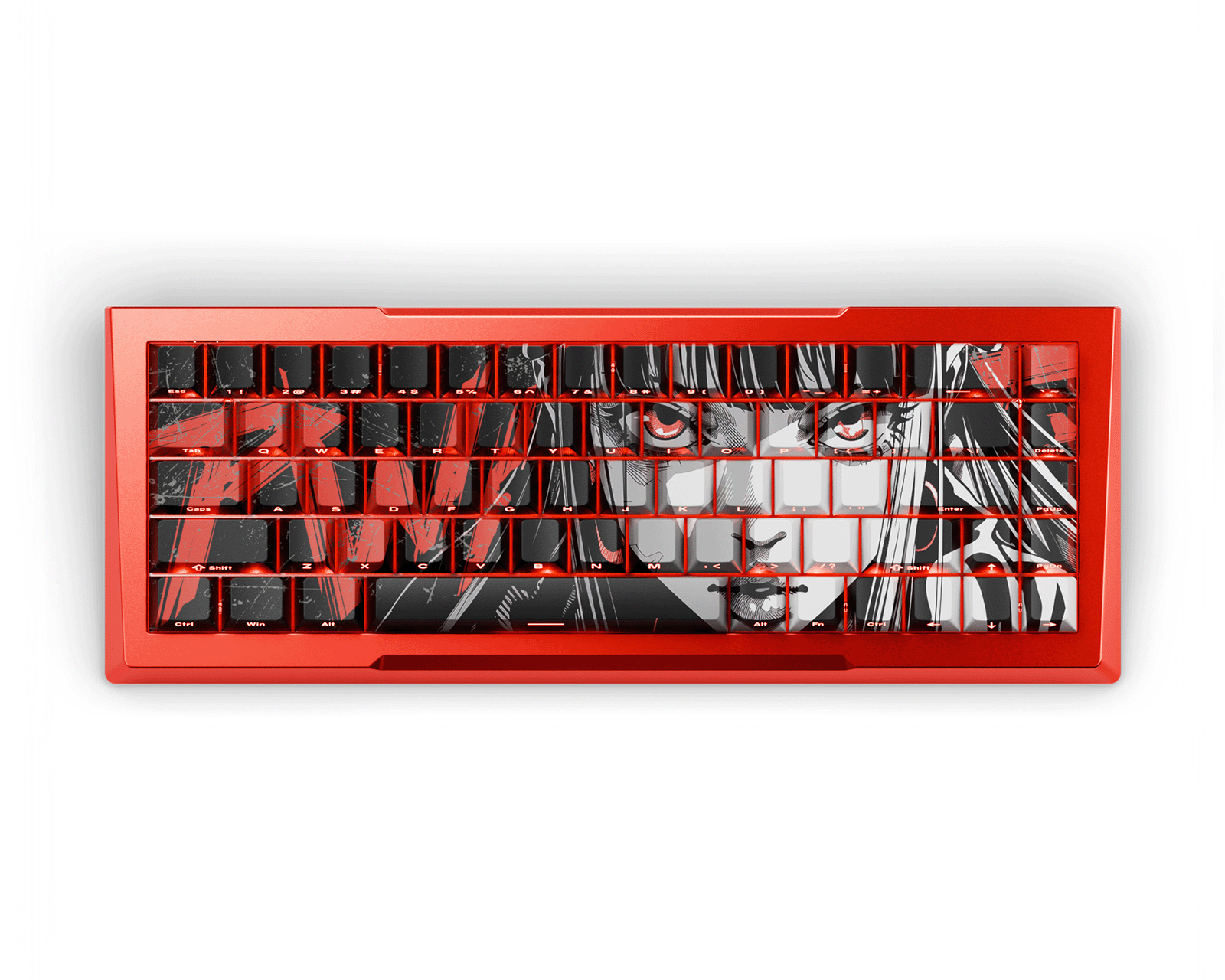 Pwnage Zenblade 65 V2 – Hall Effect Gaming Keyboard Nyomi Red