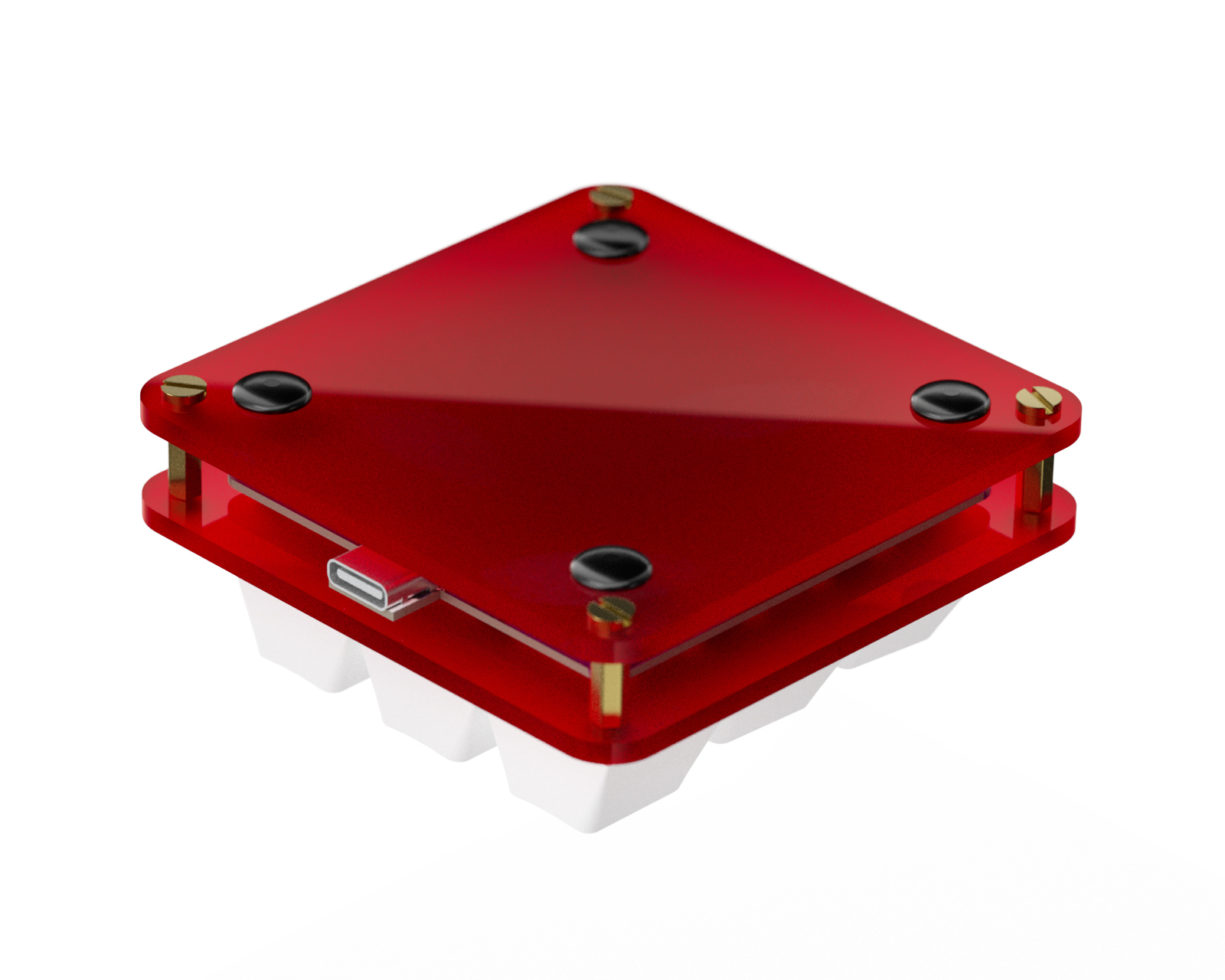 MaxCustom 9-Key MacroPad - Red - us.MaxGaming.com