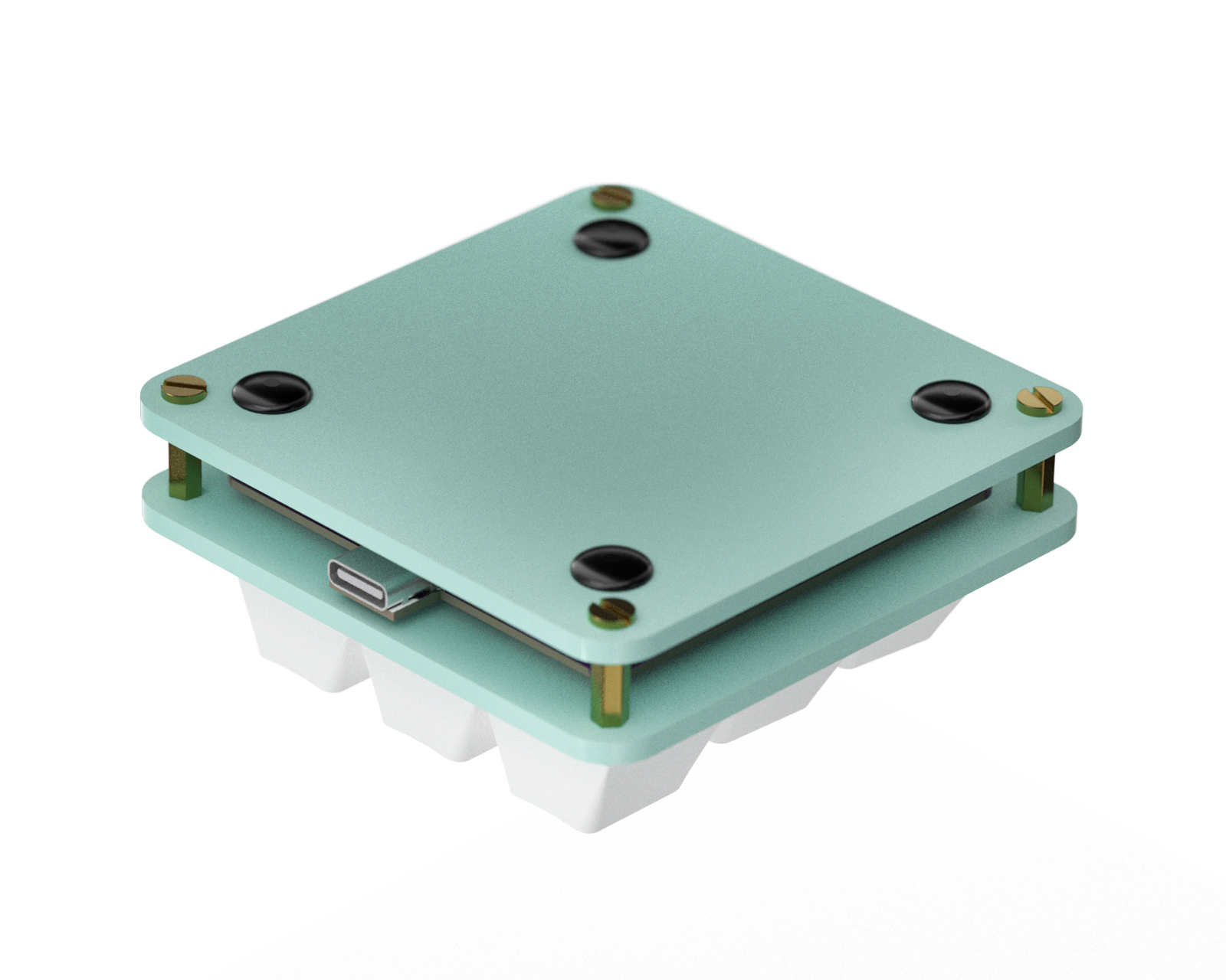 MaxCustom 9-Key MacroPad - Turquoise - us.MaxGaming.com