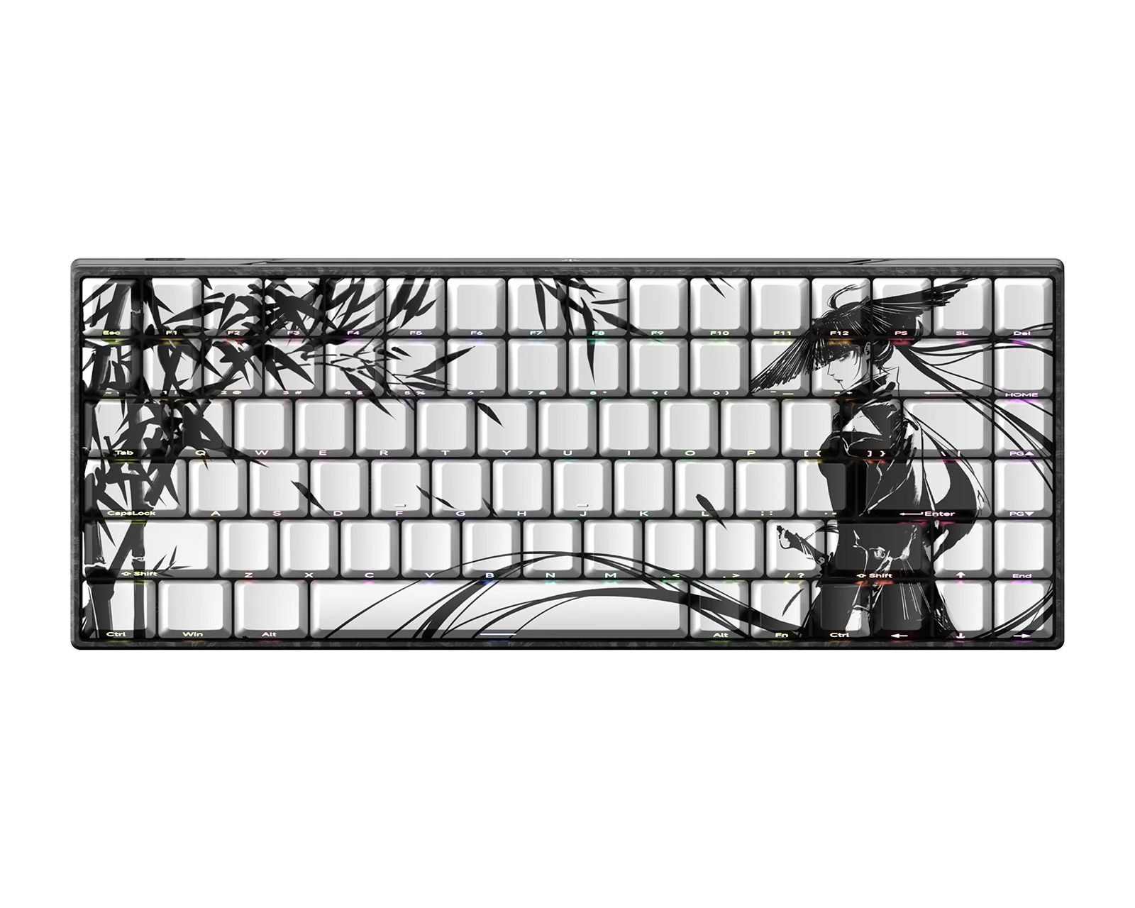 WLMouse YING75 Forged Carbon Fiber Keyboard - White [Gateron