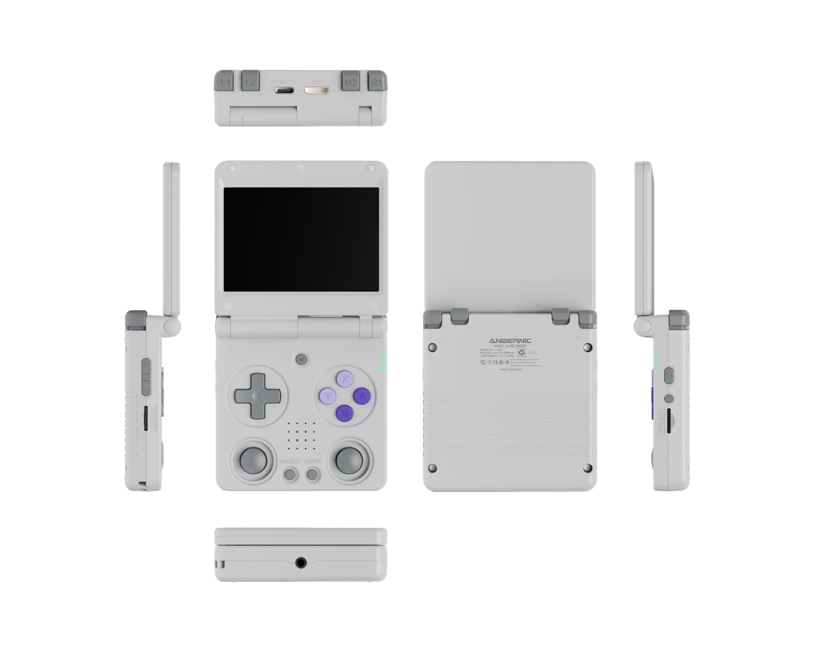 Anbernic RG34XXSP (64gb) - Gray - us.MaxGaming.com