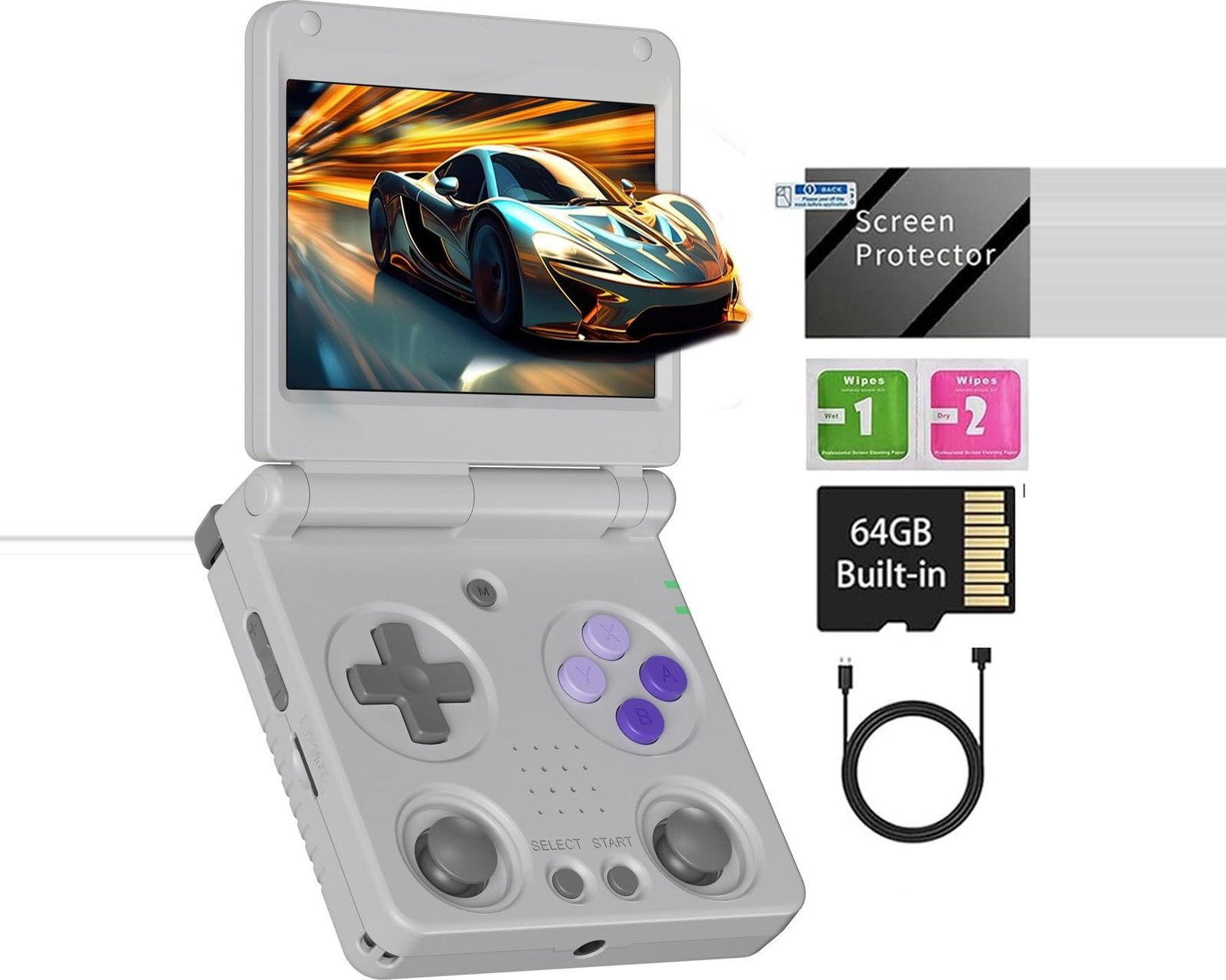 Anbernic RG34XXSP (64gb) - Gray - us.MaxGaming.com