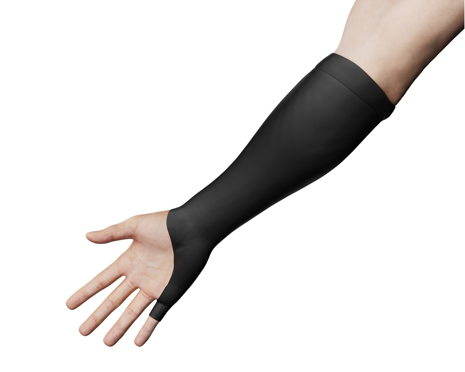 Pulsar ES Arm Sleeve Open Palm Long - Size M - Black - us