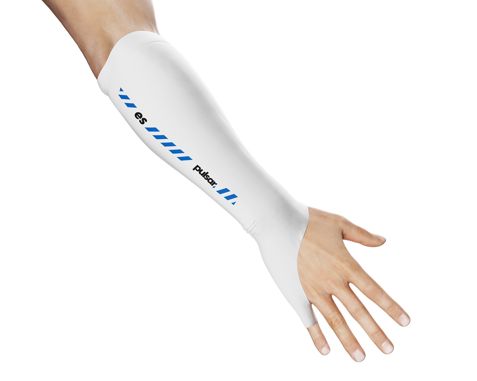 Pulsar ES Arm Sleeve Open Palm Long - Size XL - White - us