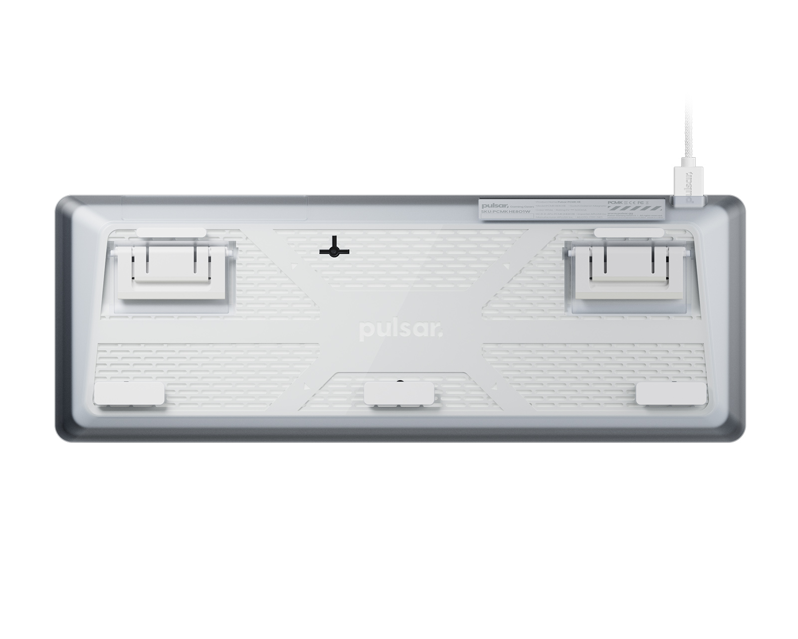 Pulsar PCMK 3 HE 60 Magnetic Keyboard ANSI - White - us.MaxGaming.com