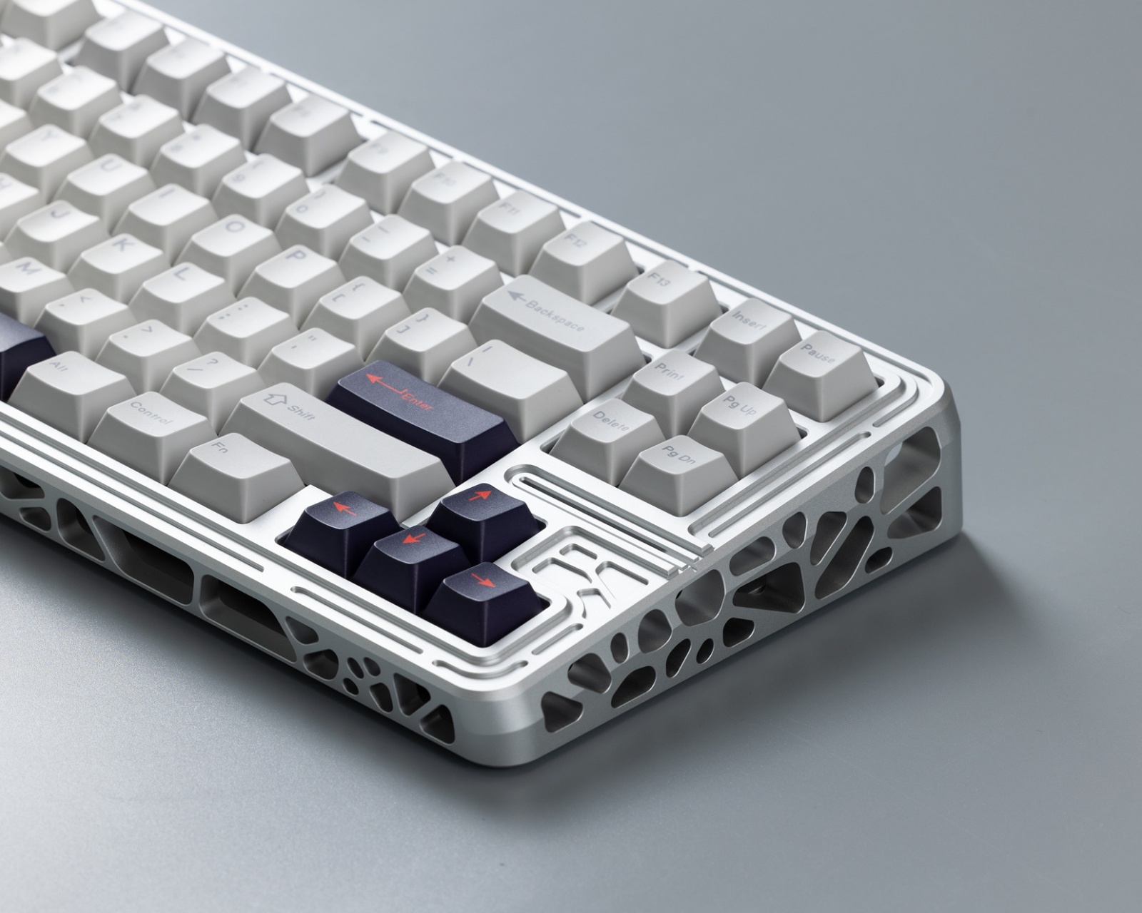 KBDfans Holy80 Case - Anodized Silver - us.MaxGaming.com