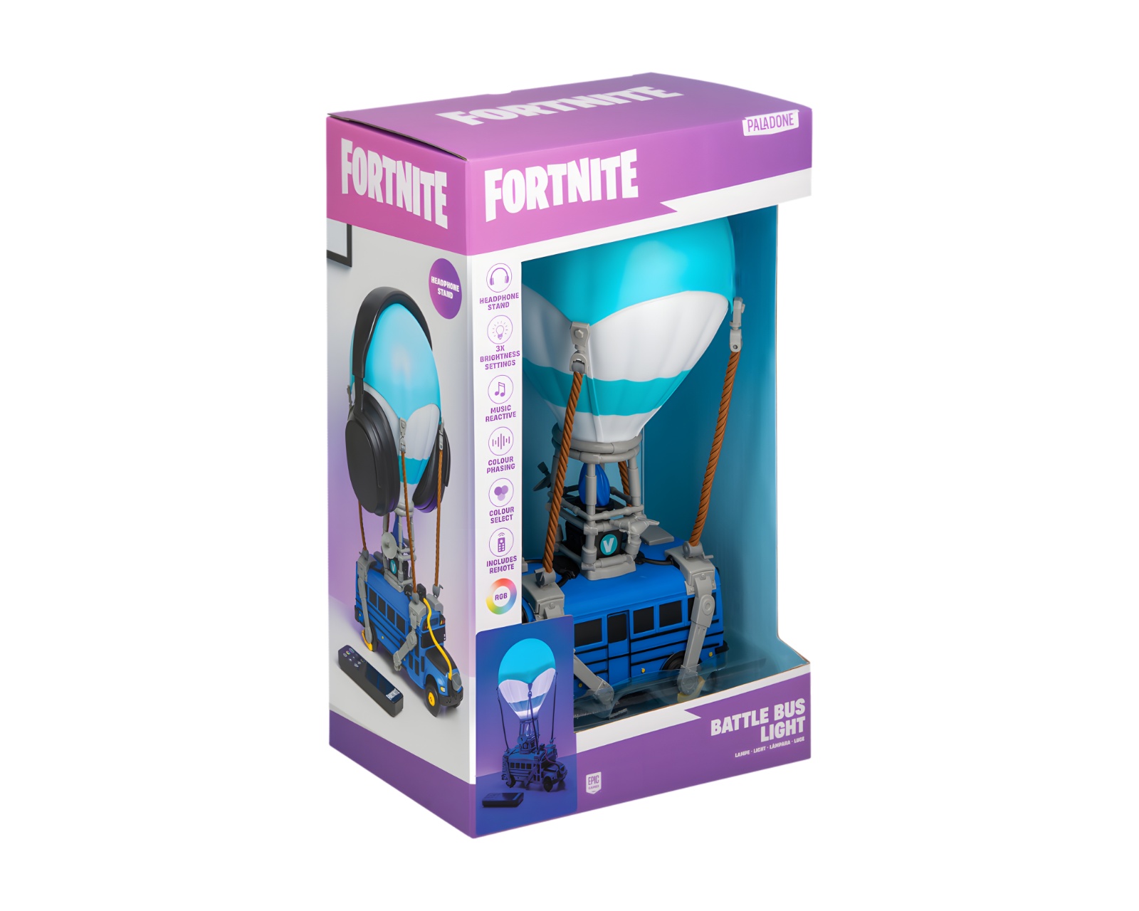 Paladone Fortnite Battle Bus Diorama Lamp - us.MaxGaming.com