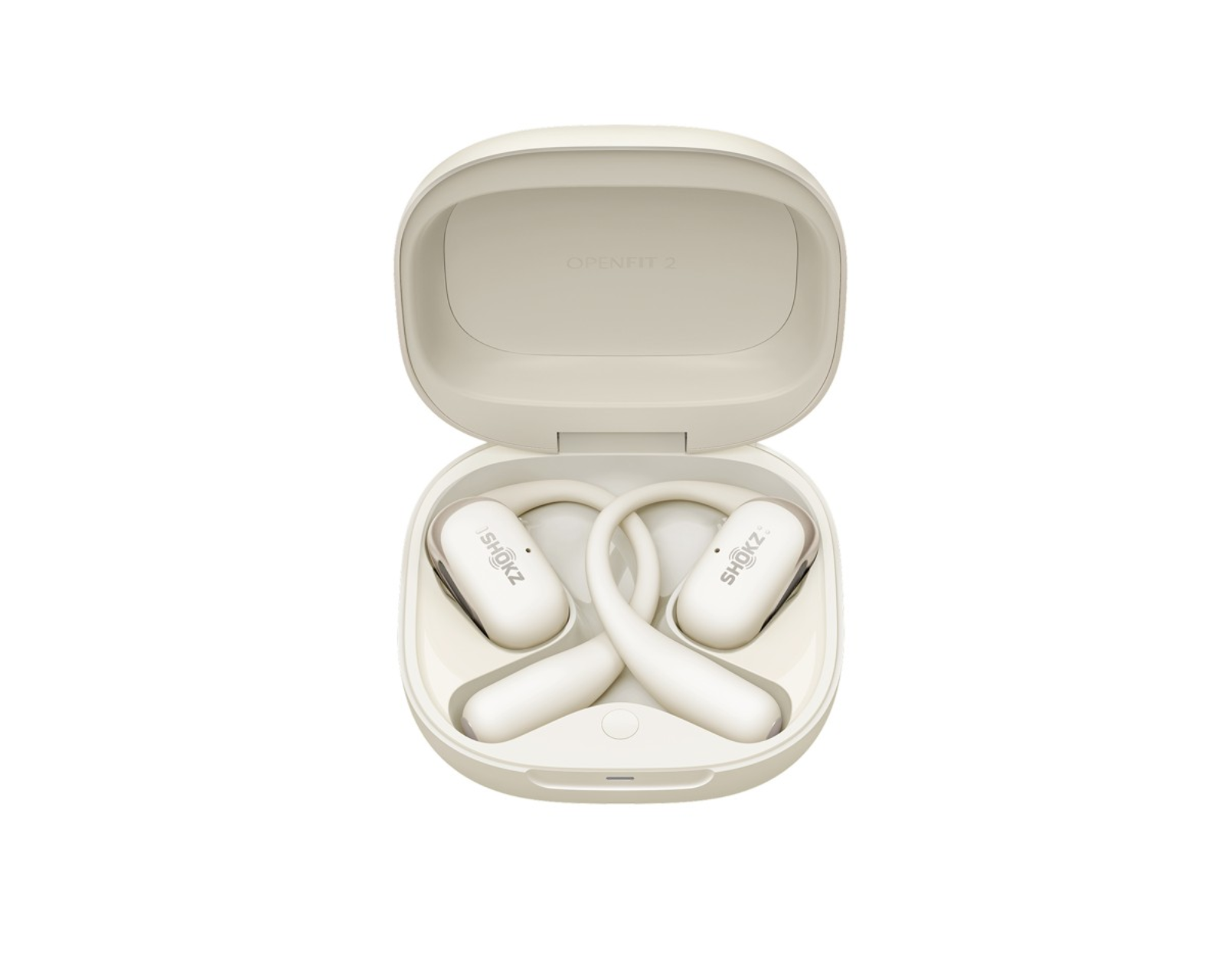Shokz OpenFit 2 Wireless Bone Conduction Headphones - Beige - us