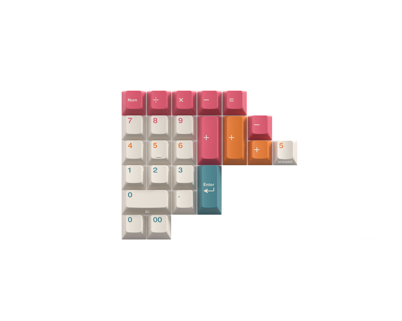 KBDfans PBTfans Salt Lakes - Numpad kit - us.MaxGaming.com