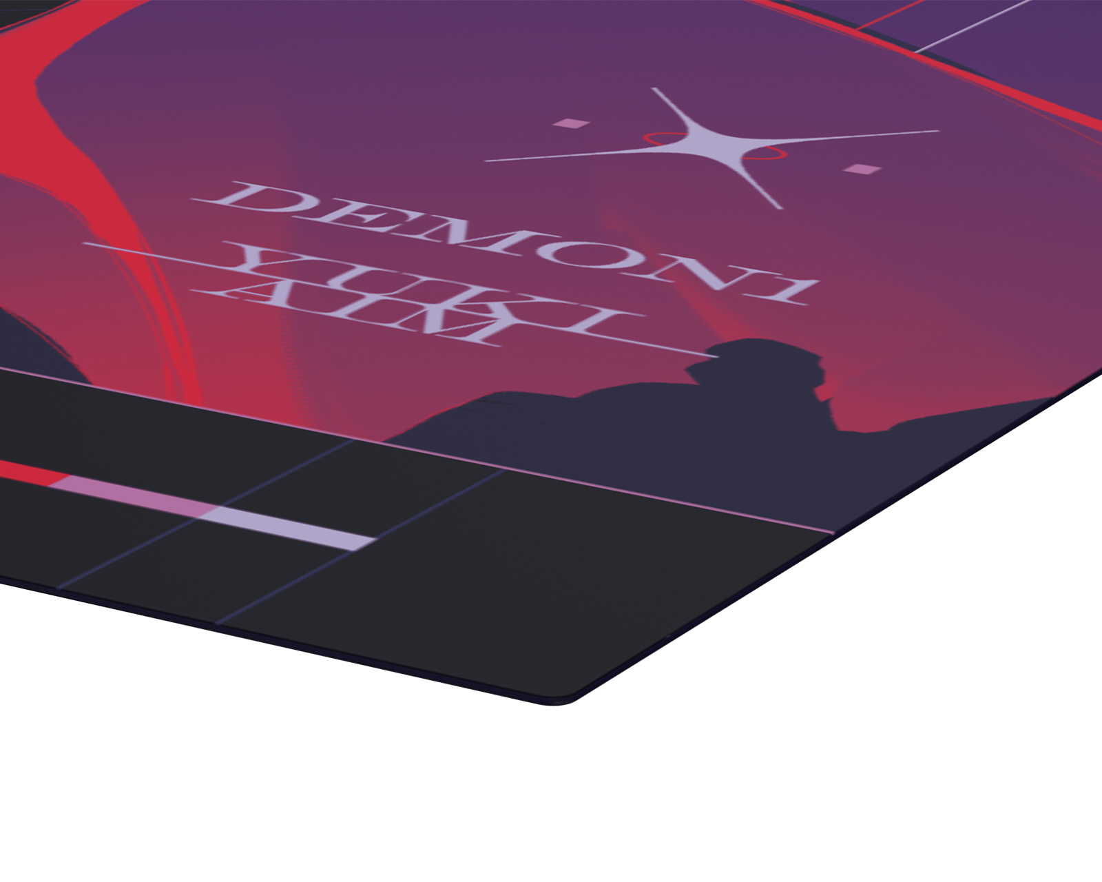 マウス・トラックボール YukiAim x Demon1 Glass Mousepad Yuki Aim x Demon1 - Glass Mousepad