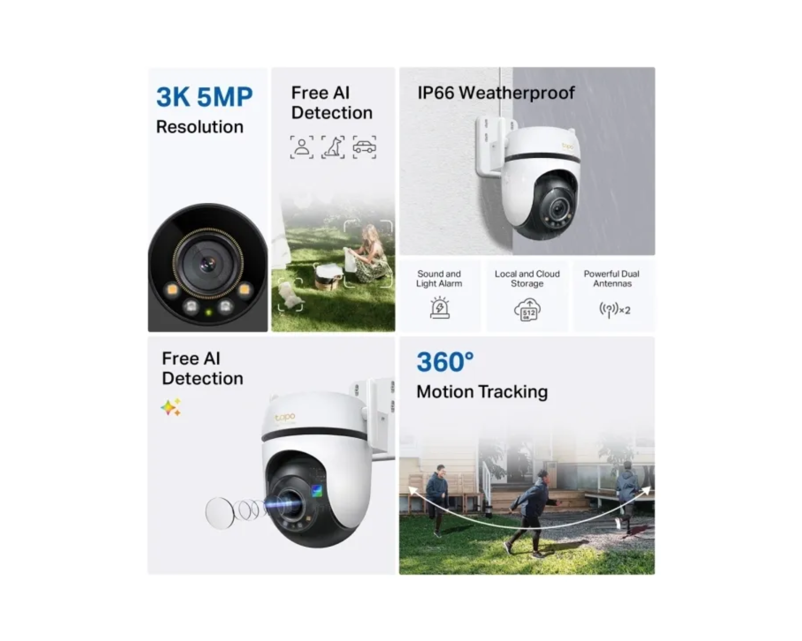 TP-Link Tapo C530WS Outdoor Pan/Tilt Wi-Fi Surveillance Camera