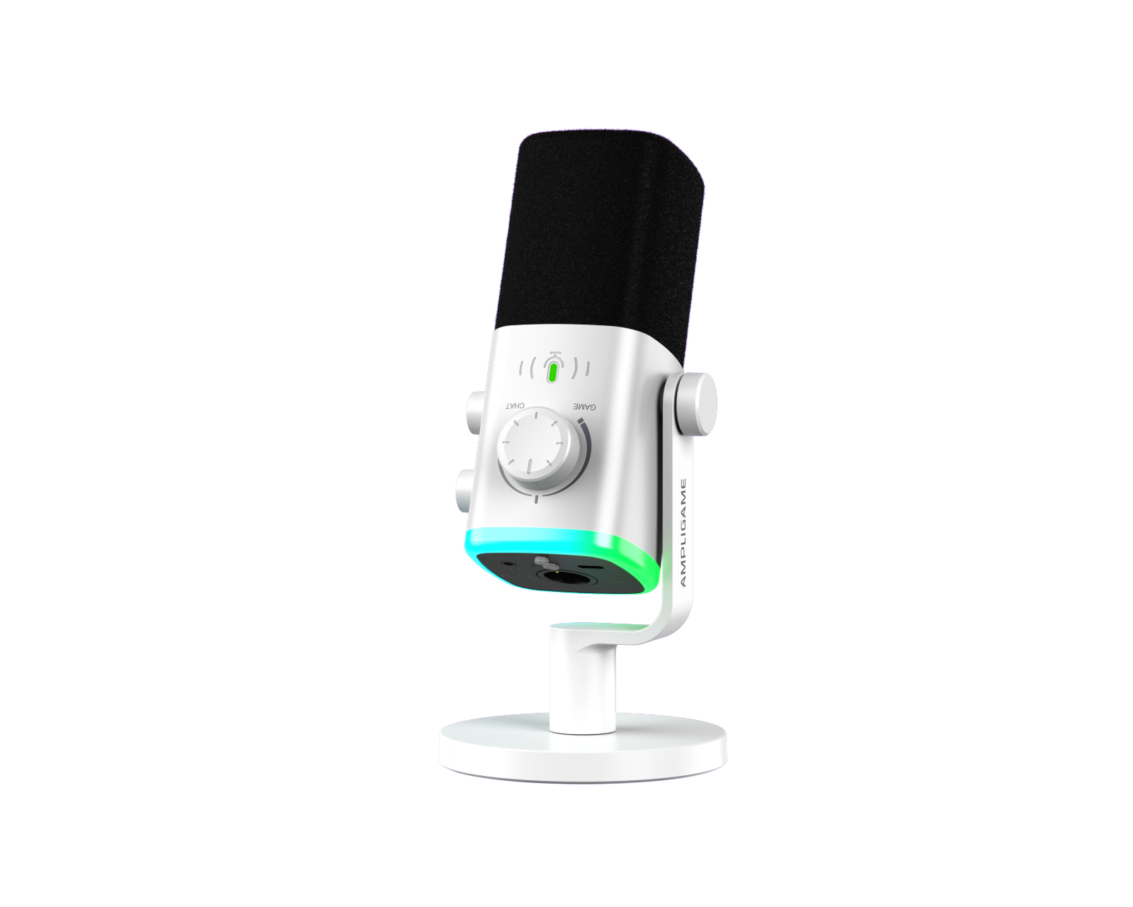 Fifine AmpliGame AM9 USB/XLR Microphone - White - us.MaxGaming.com