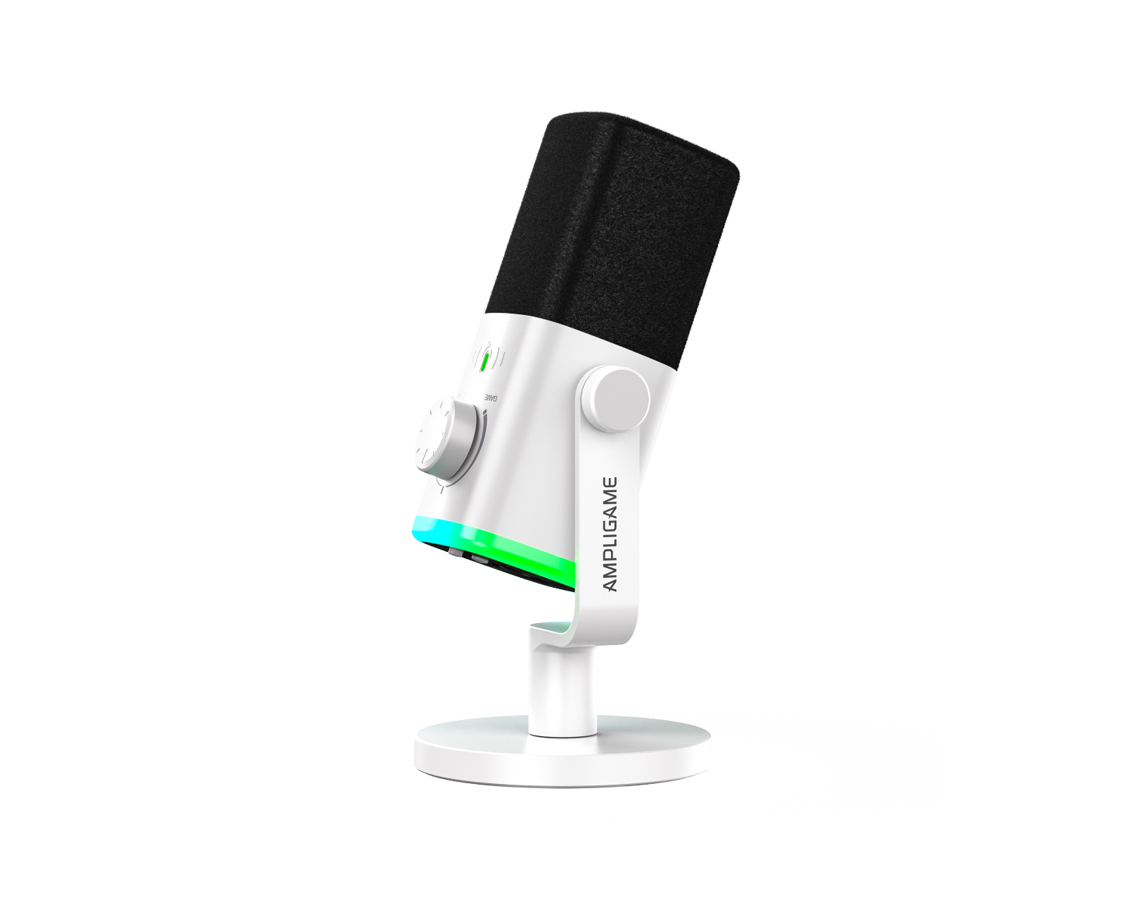Fifine AmpliGame AM9 USB/XLR Microphone - White - us.MaxGaming.com