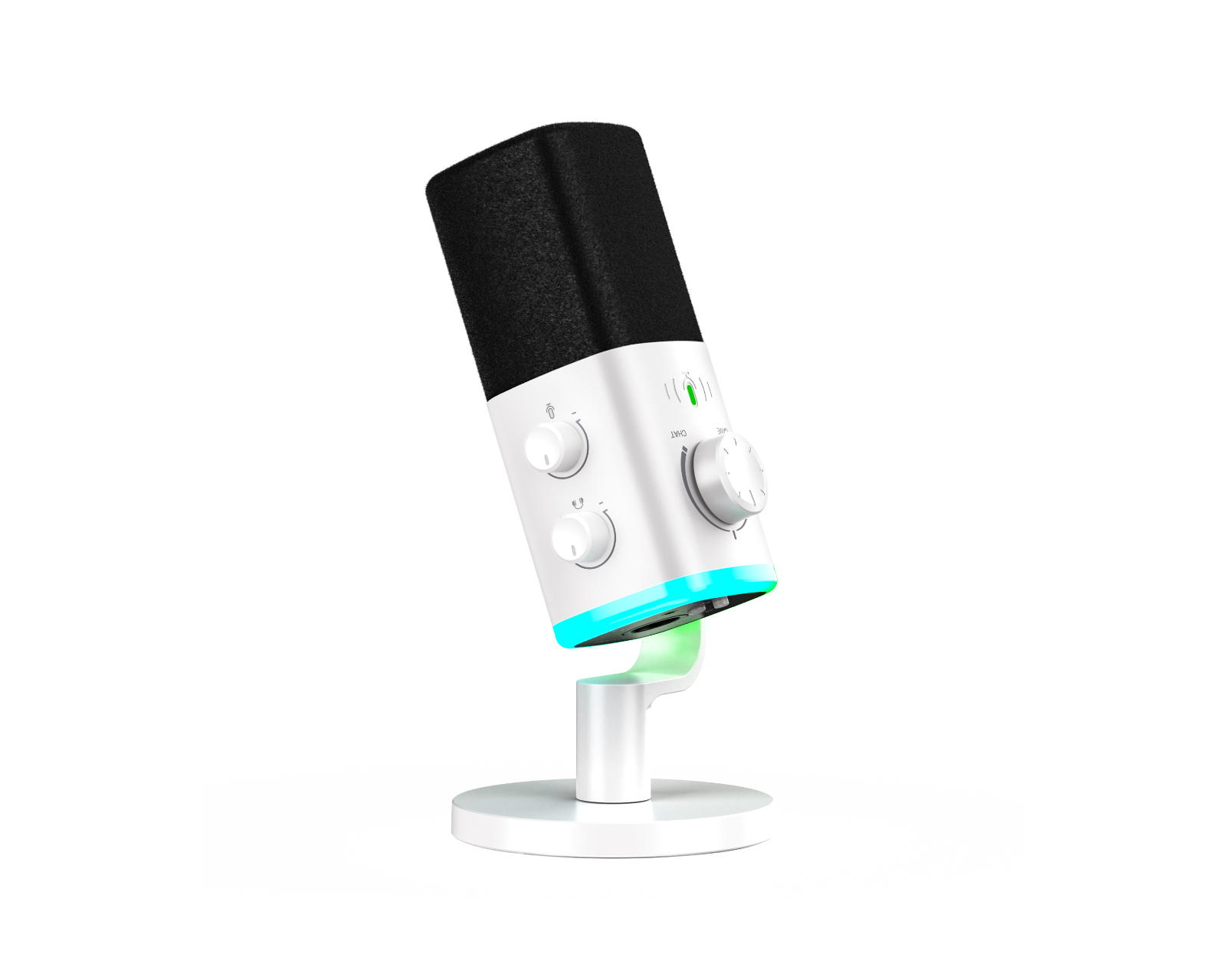 Fifine AmpliGame AM9 USB/XLR Microphone - White - us.MaxGaming.com