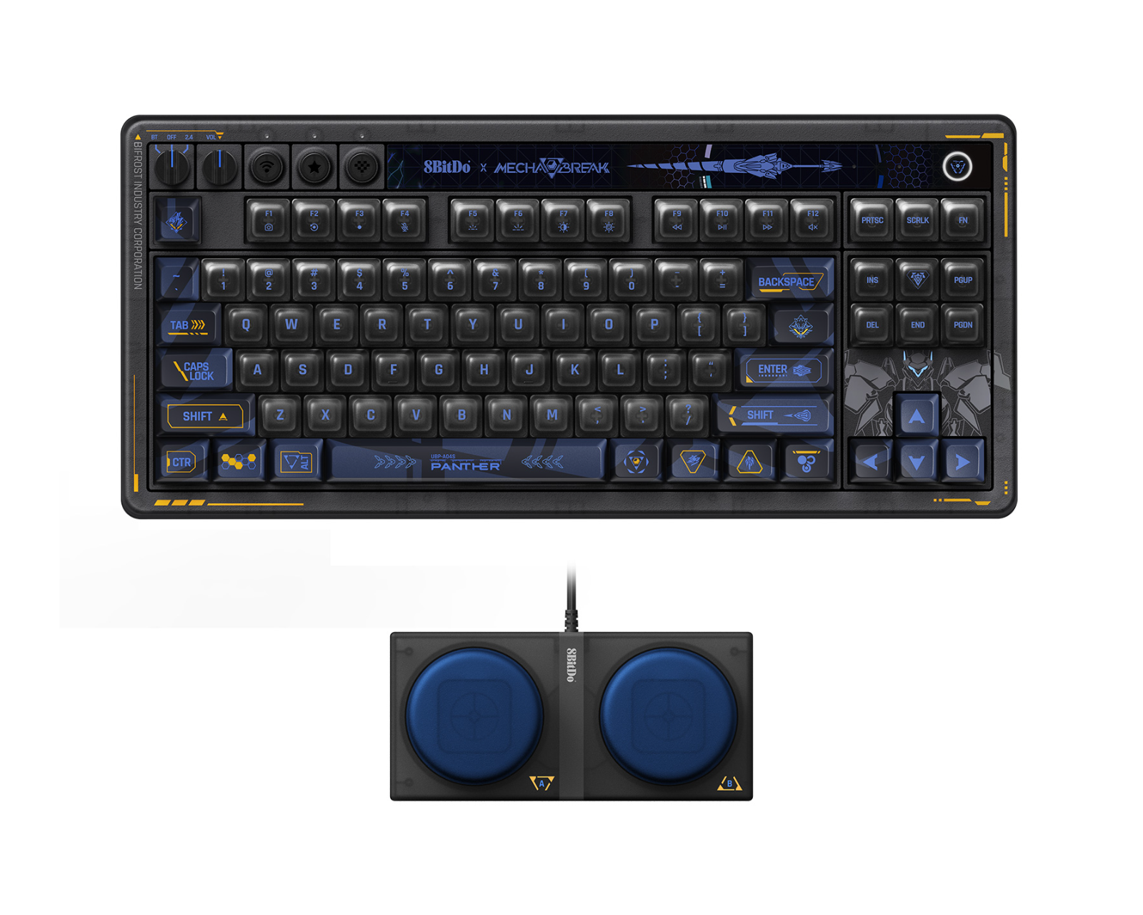 8Bitdo Retro 87 Mechanical Keyboard - ANSI - Mecha Break Edition