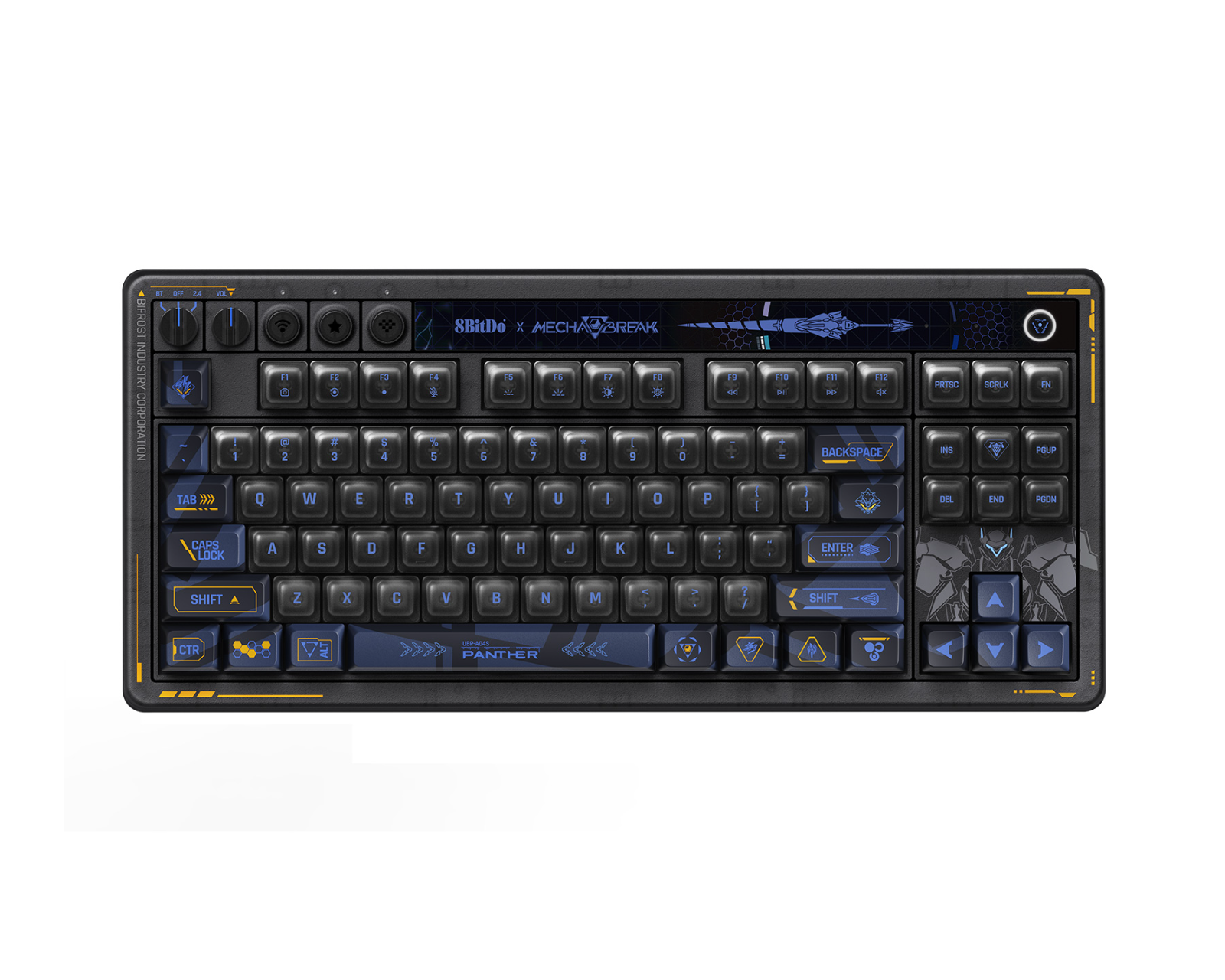 8BitDo Retro 87 メカブレイク Mecha Break 8Bitdo Retro 87 Mechanical Keyboard - ANSI - Mecha Break