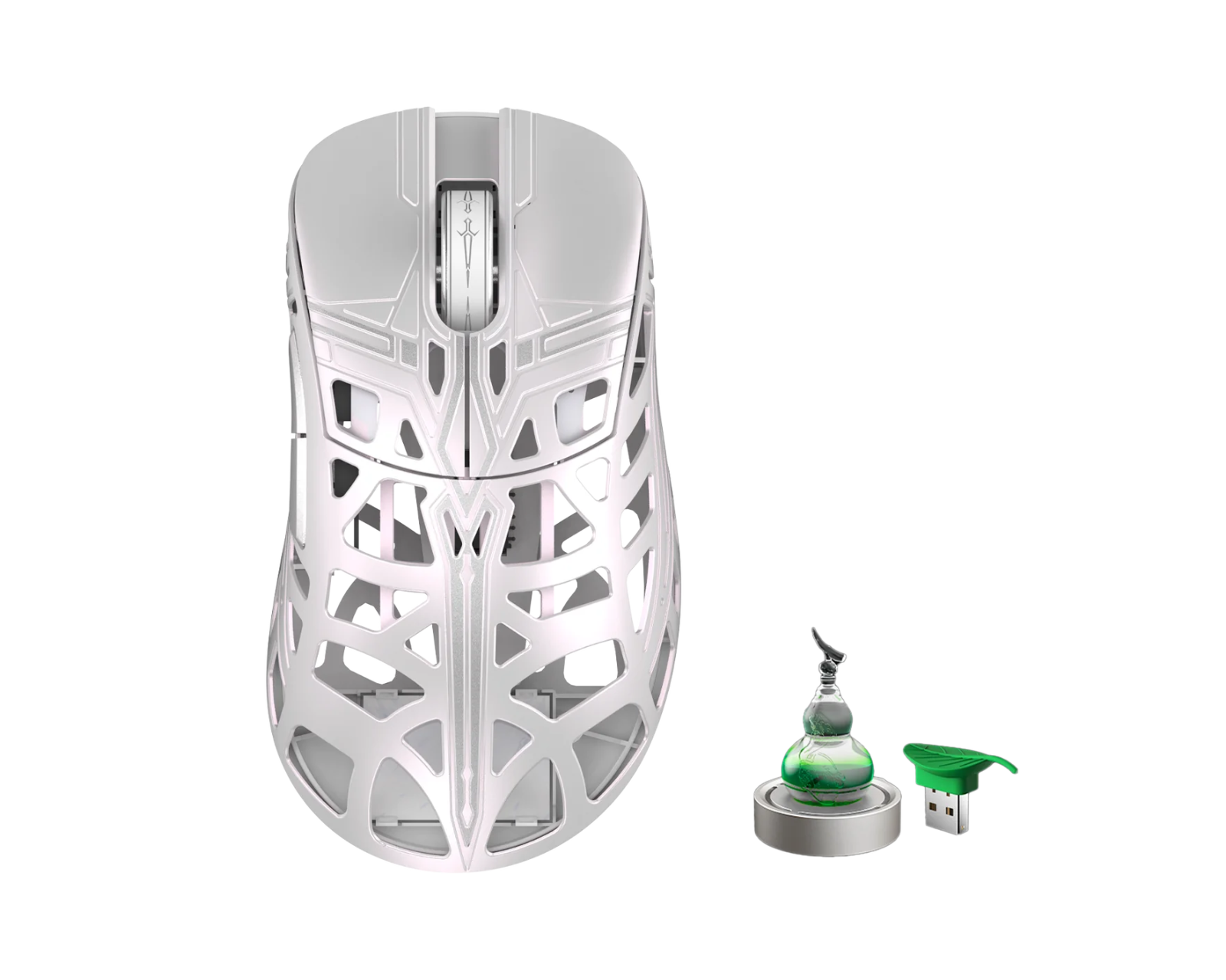 ㉘WLMOUSE Sword X White(omron) WLMouse Sword X 8K Wireless Gaming Mouse - White [Omron