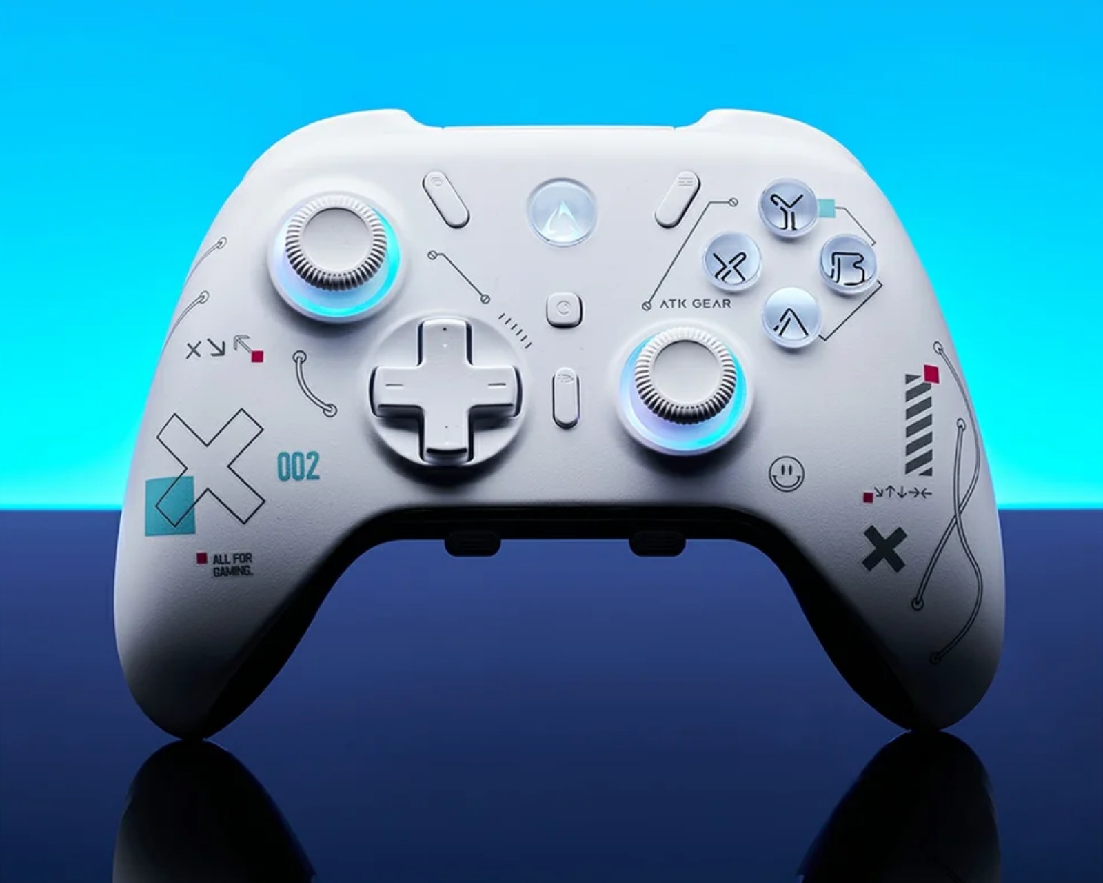 ATK AXE PRO Wireless Gaming Controller - White - us.MaxGaming.com