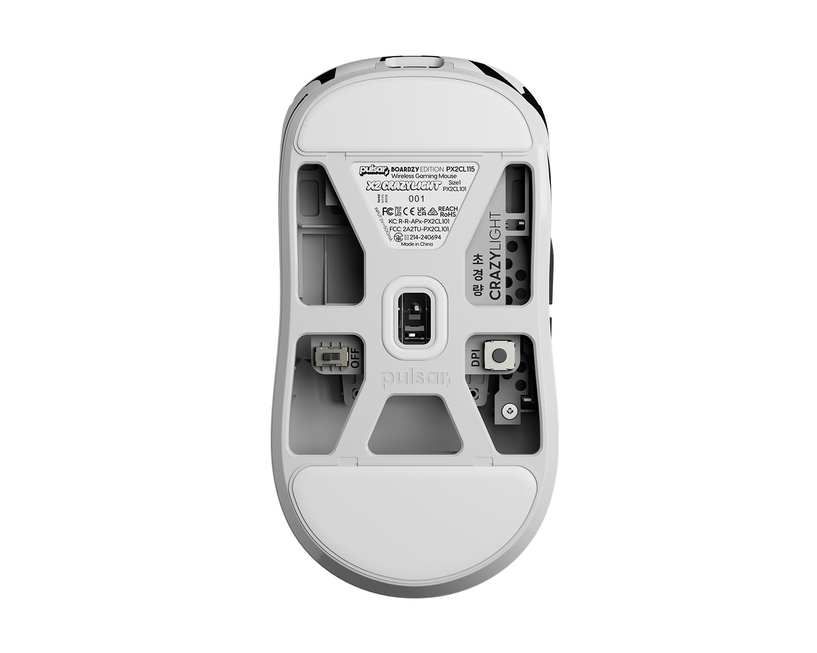 Pulsar X2 CrazyLight Wireless Mouse - Boardzy Edition - us