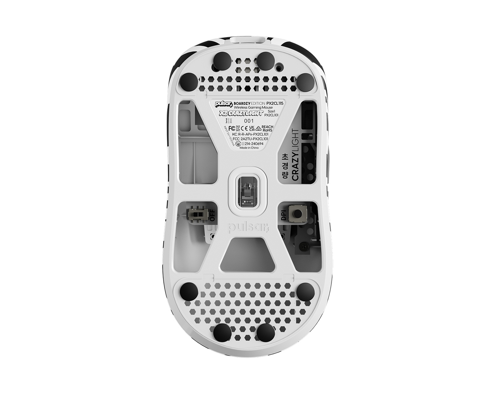 【新品未開封】Boardzy Edition X2 CrazyLight Pulsar X2 CrazyLight Wireless Mouse - Boardzy Edition - us