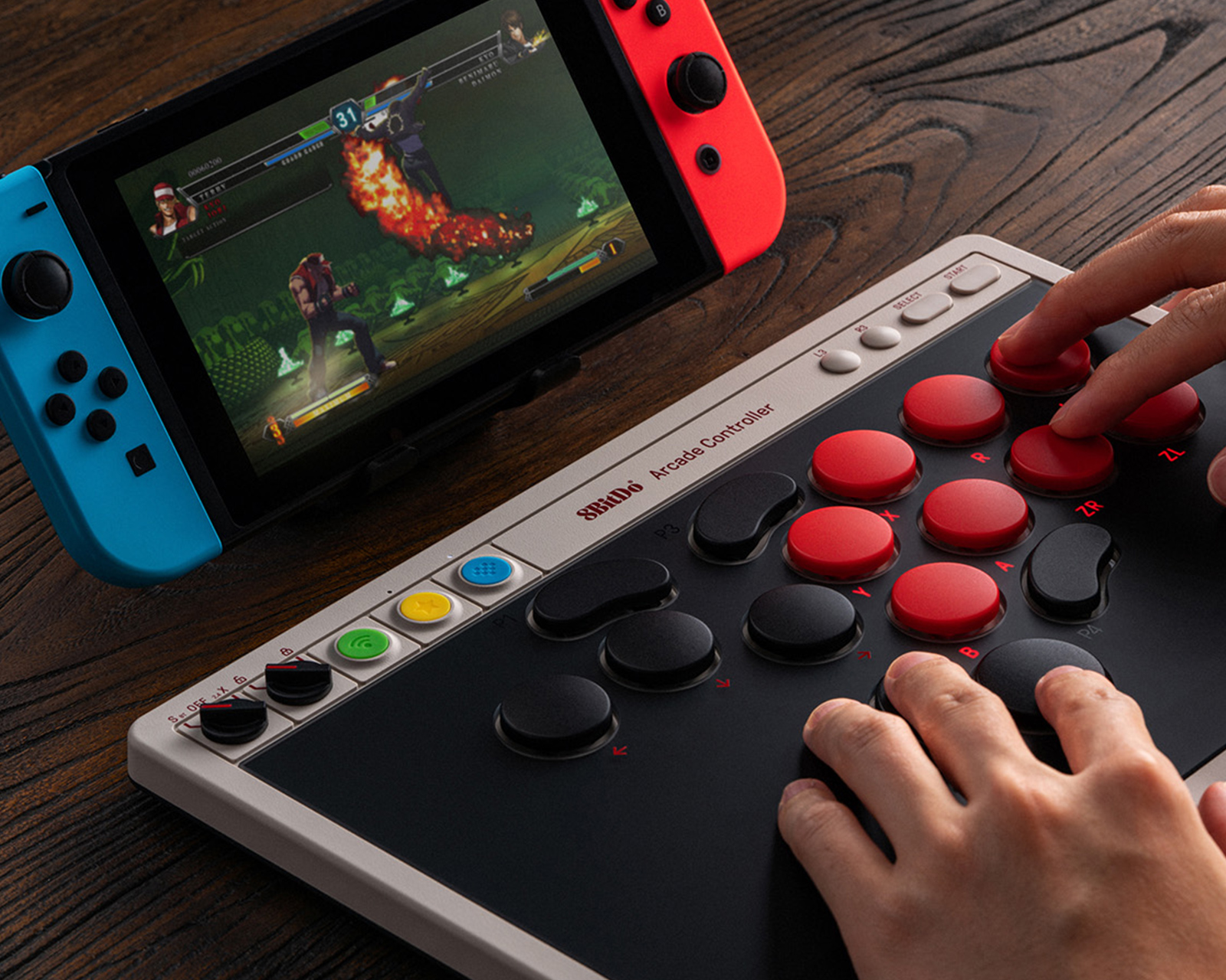 8Bitdo Arcade Controller Nintendo Switch & PC - us.MaxGaming.com