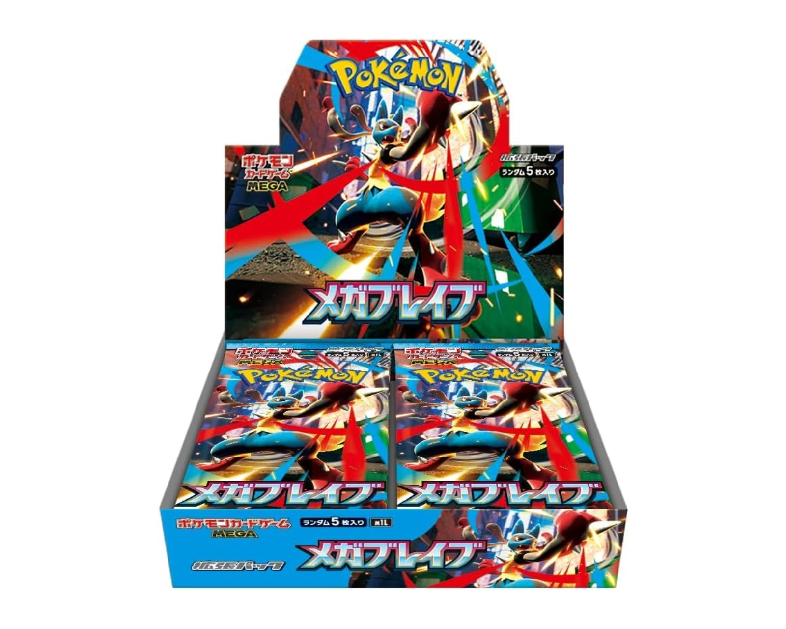 ポケモンカードゲーム NEW 60PACKS Mega Brave M1L Pokémon Mega Brave M1L Booster Box (Japanese) - us.MaxGaming.com