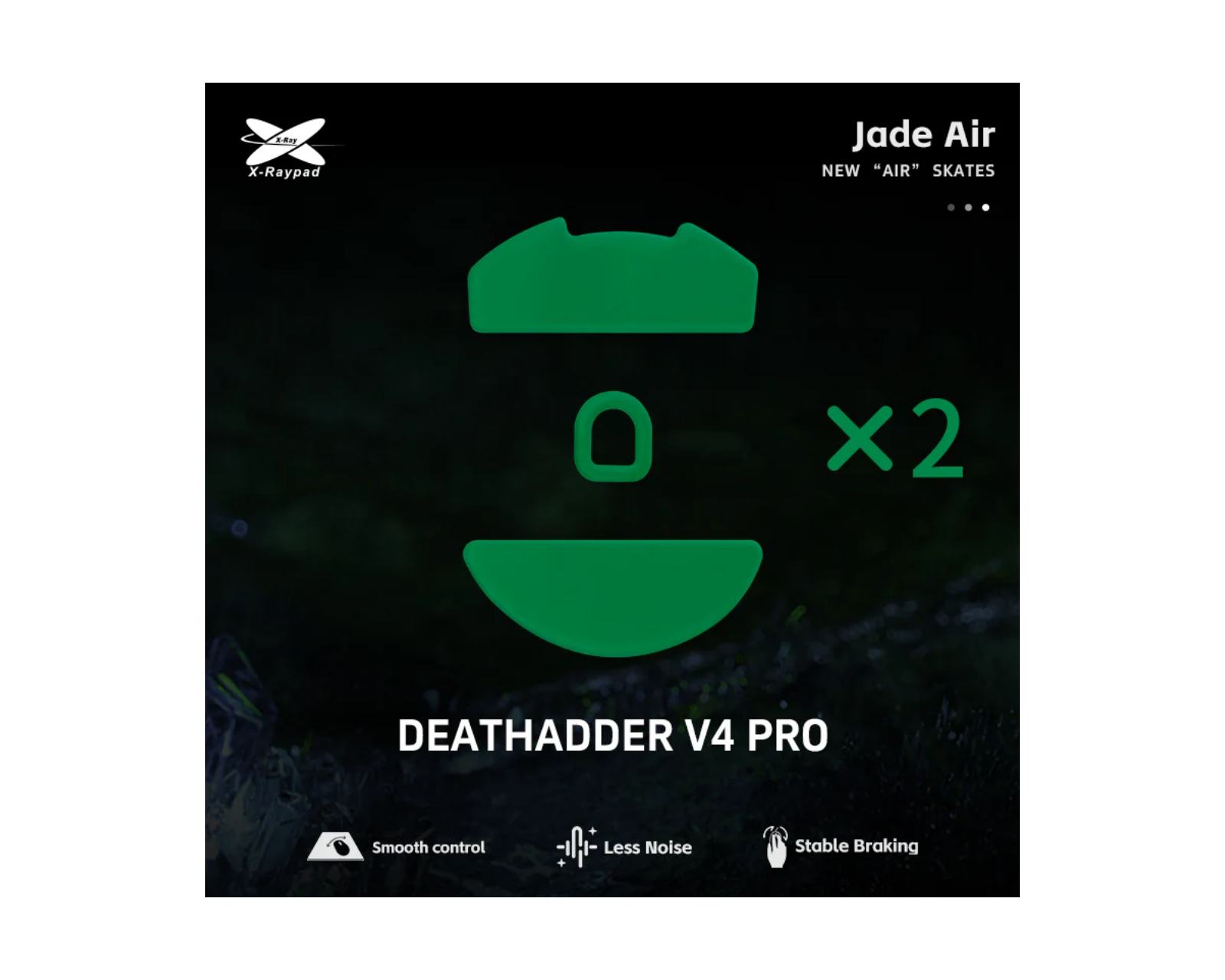 X-raypad Jade Air Skates for Razer Deathadder V4 PRO - us