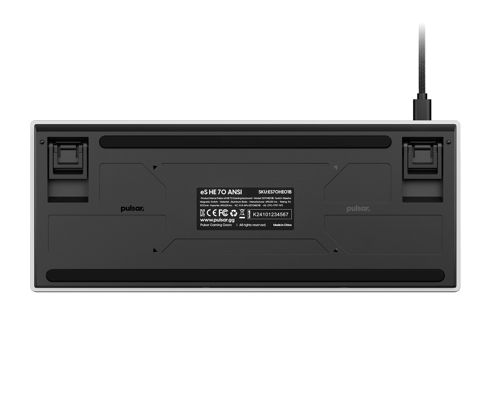 Pulsar eS HE 70 Hall Effekt ANSI - Black - us.MaxGaming.com