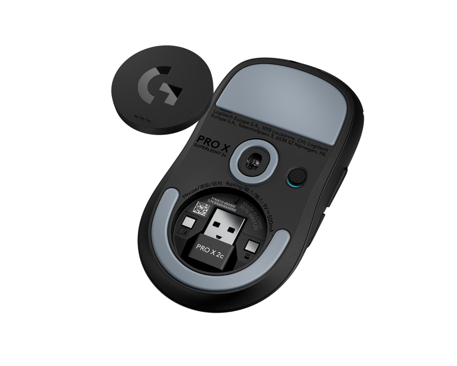 Logicool G PRO X SUPERLIGHT 2c ブラック Logitech Pro X Superlight 2c - Black - us.MaxGaming.com