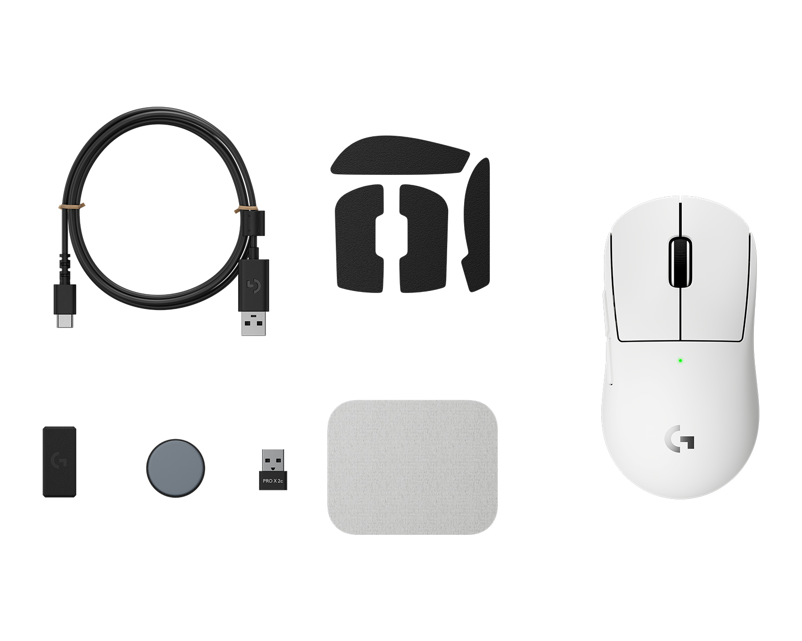 Logicool PRO X SUPERLIGHT 2c ホワイト Logitech PRO X SUPERLIGHT 2c LIGHTSPEED Lightweight Compact