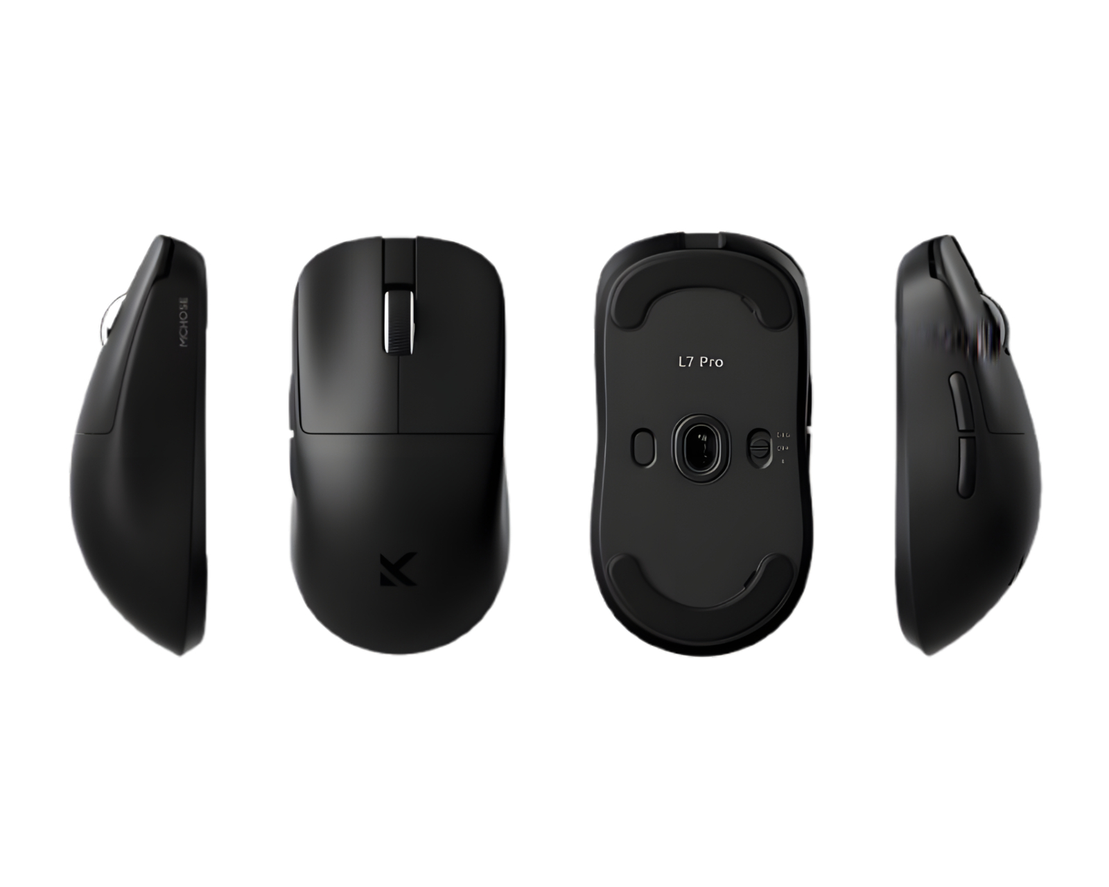 MCHOSE L7 Ultra Plus Wireless Mouse - Black - us.MaxGaming.com