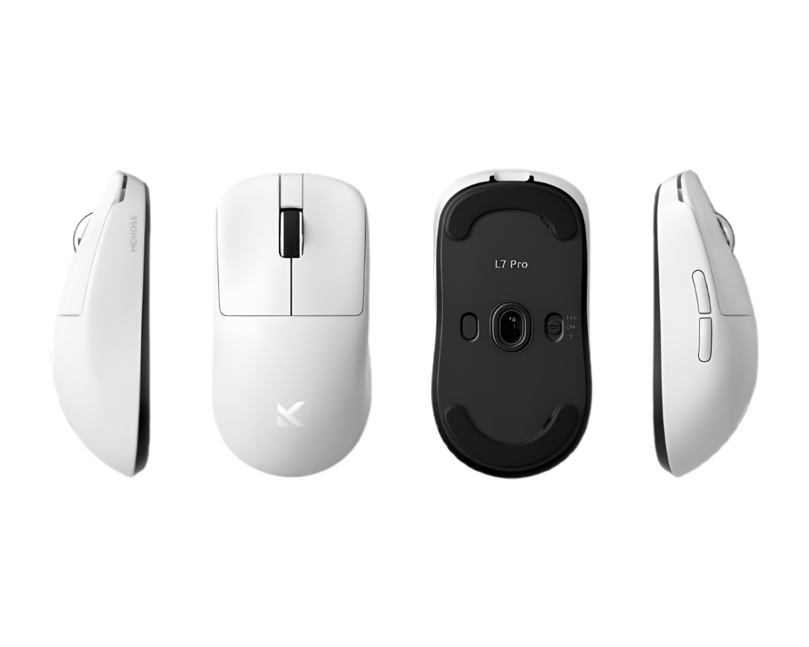 MCHOSE L7 Ultra Plus Wireless Mouse - White - us.MaxGaming.com