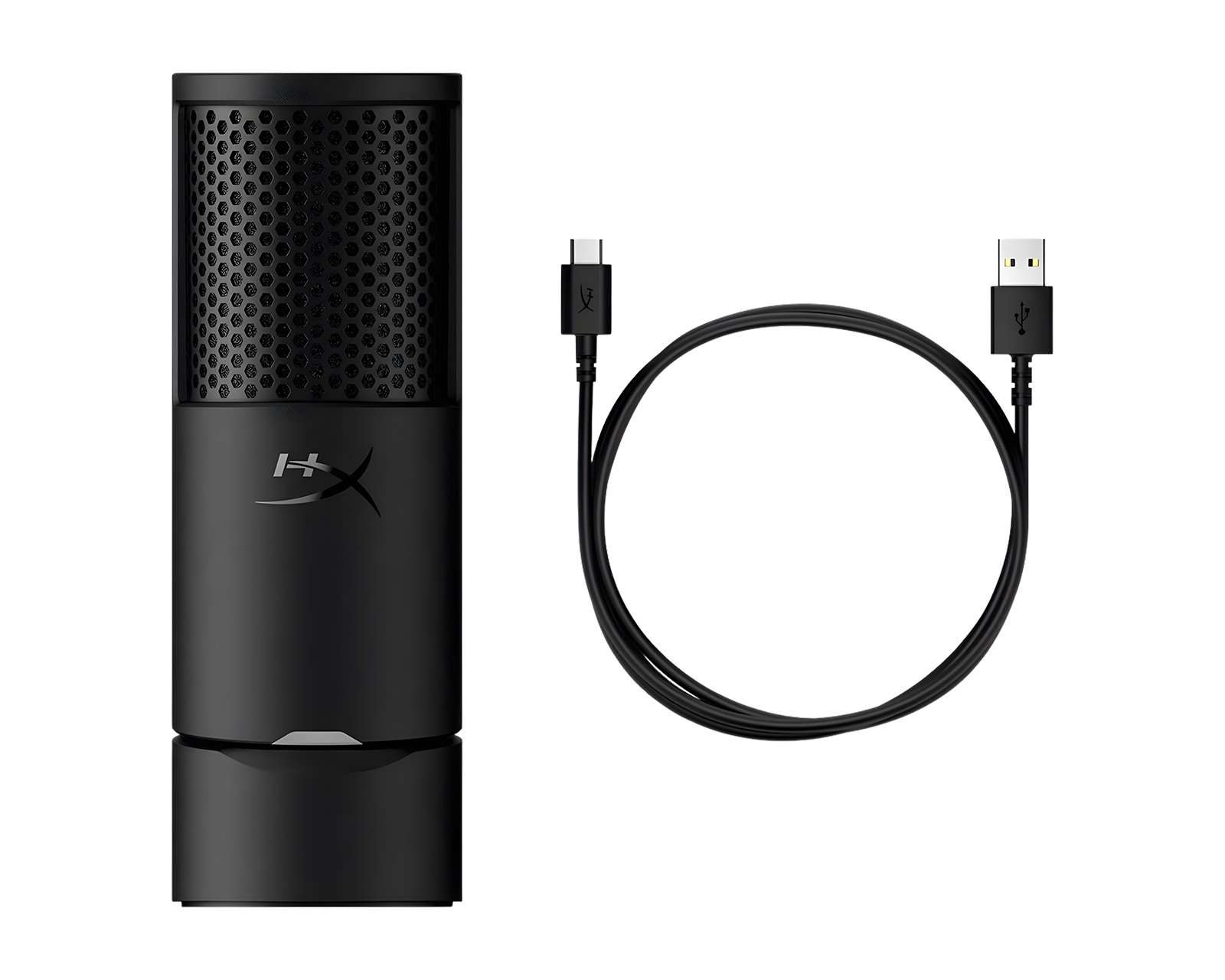 HyperX SoloCast 2 USB Condenser Microphone - Black - us.MaxGaming.com