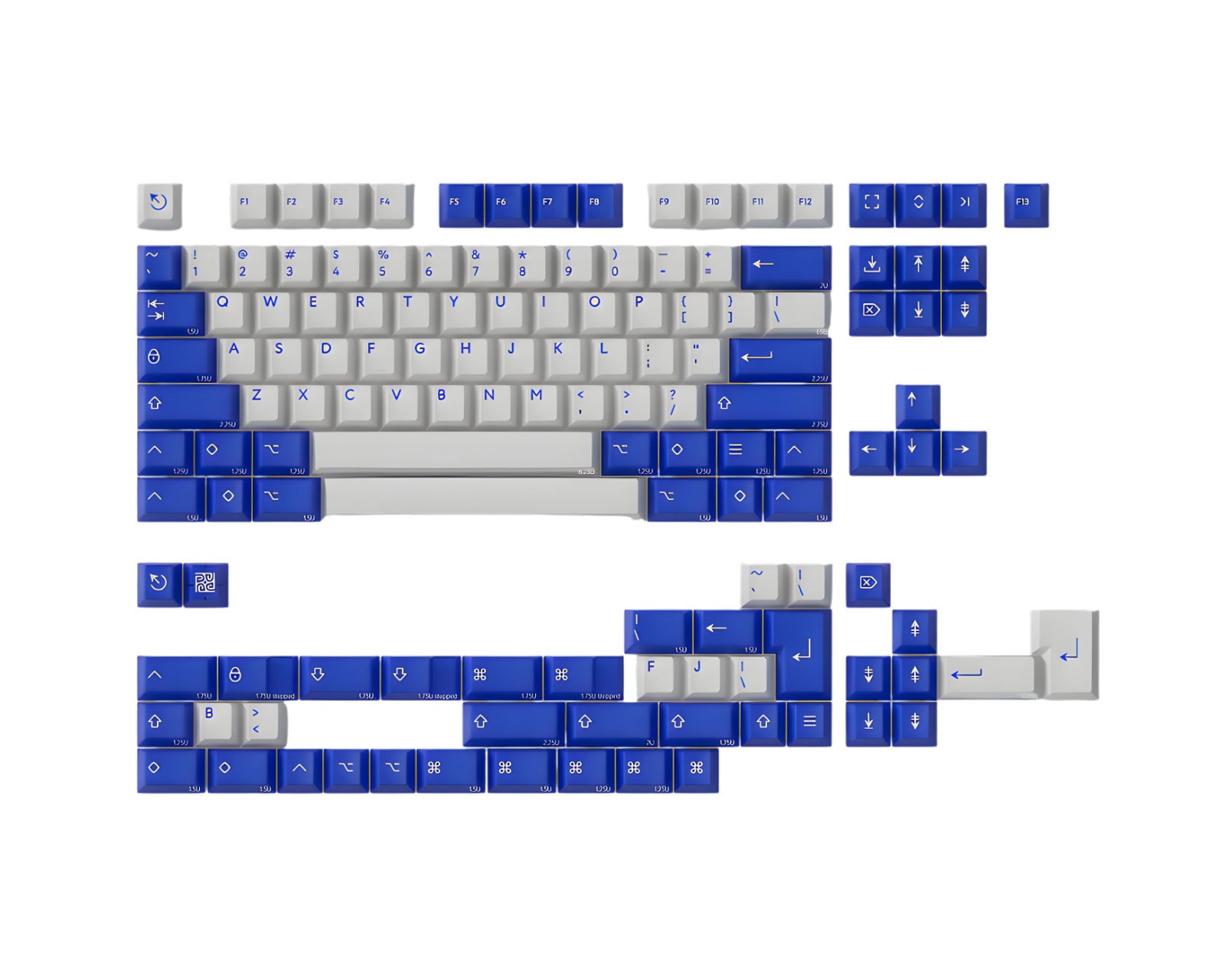 KBDfans PBTfans Klein Blue R3 - Base Kit - us.MaxGaming.com