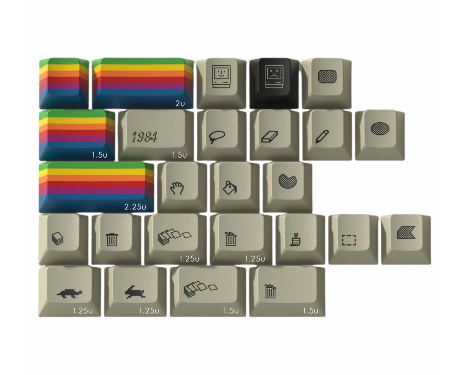 KBDfans PBTfans 1984 - Novelty Kit - us.MaxGaming.com