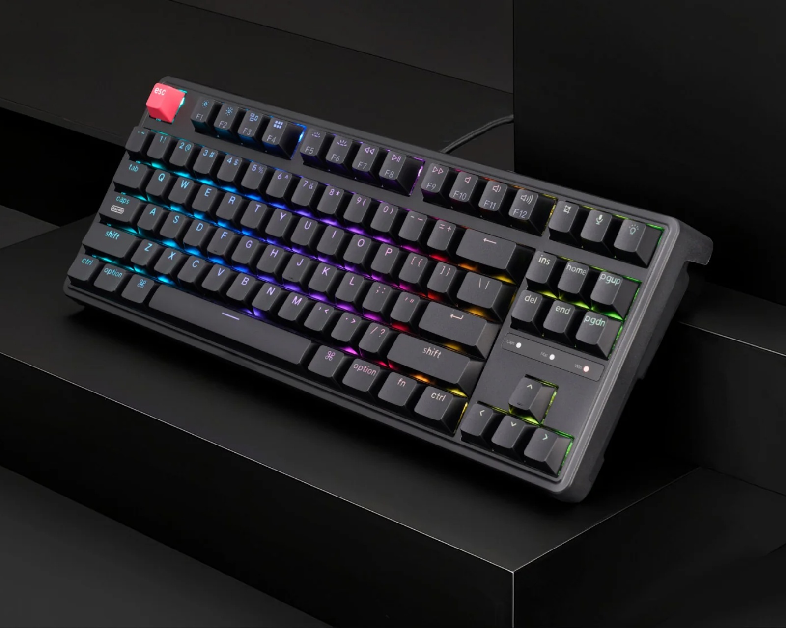 Keychron C3 Pro 8K QMK Wired Mechanical Keyboard [K Super Red