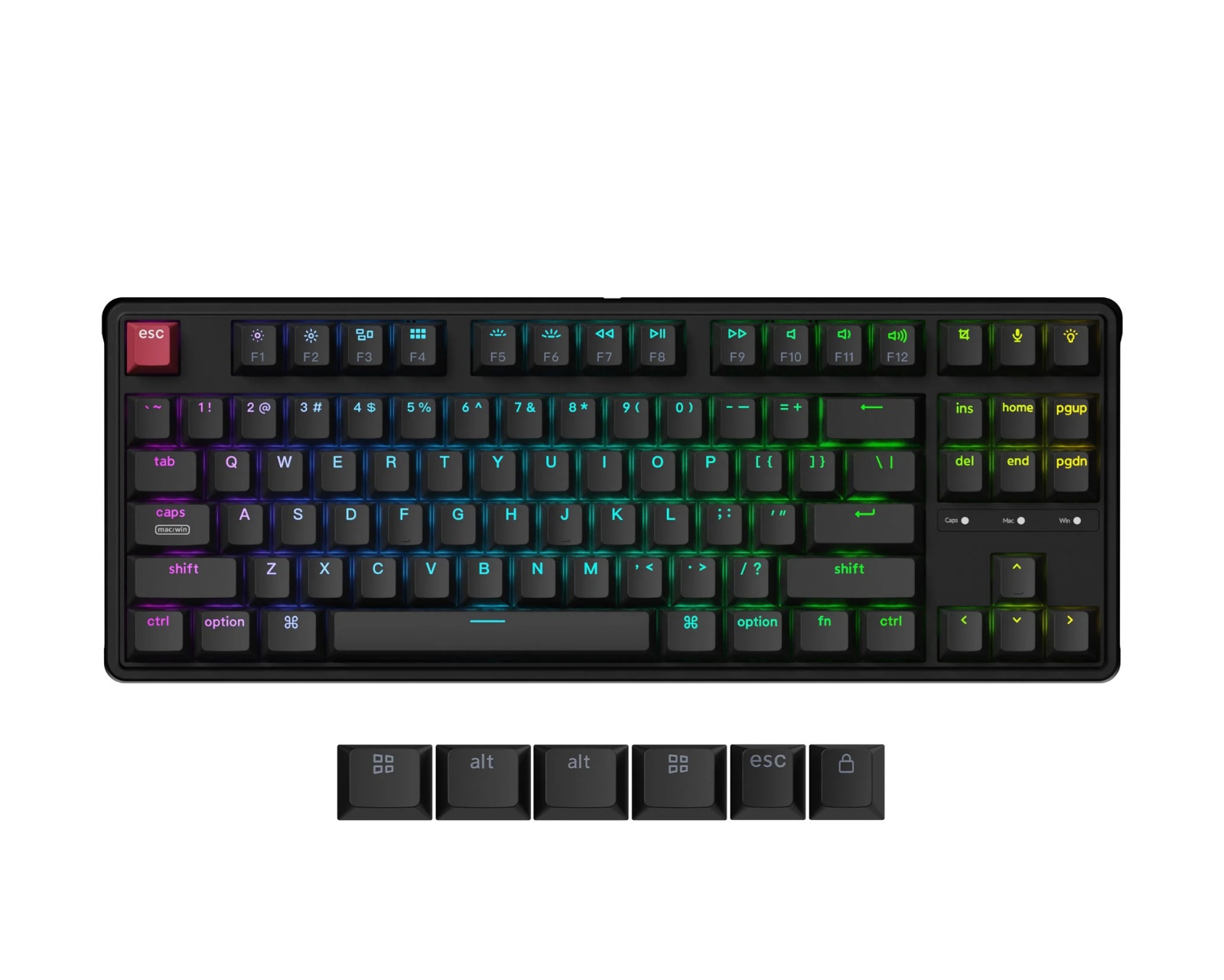 Keychron C3 Pro 8K QMK Wired Mechanical Keyboard [K Super Brown
