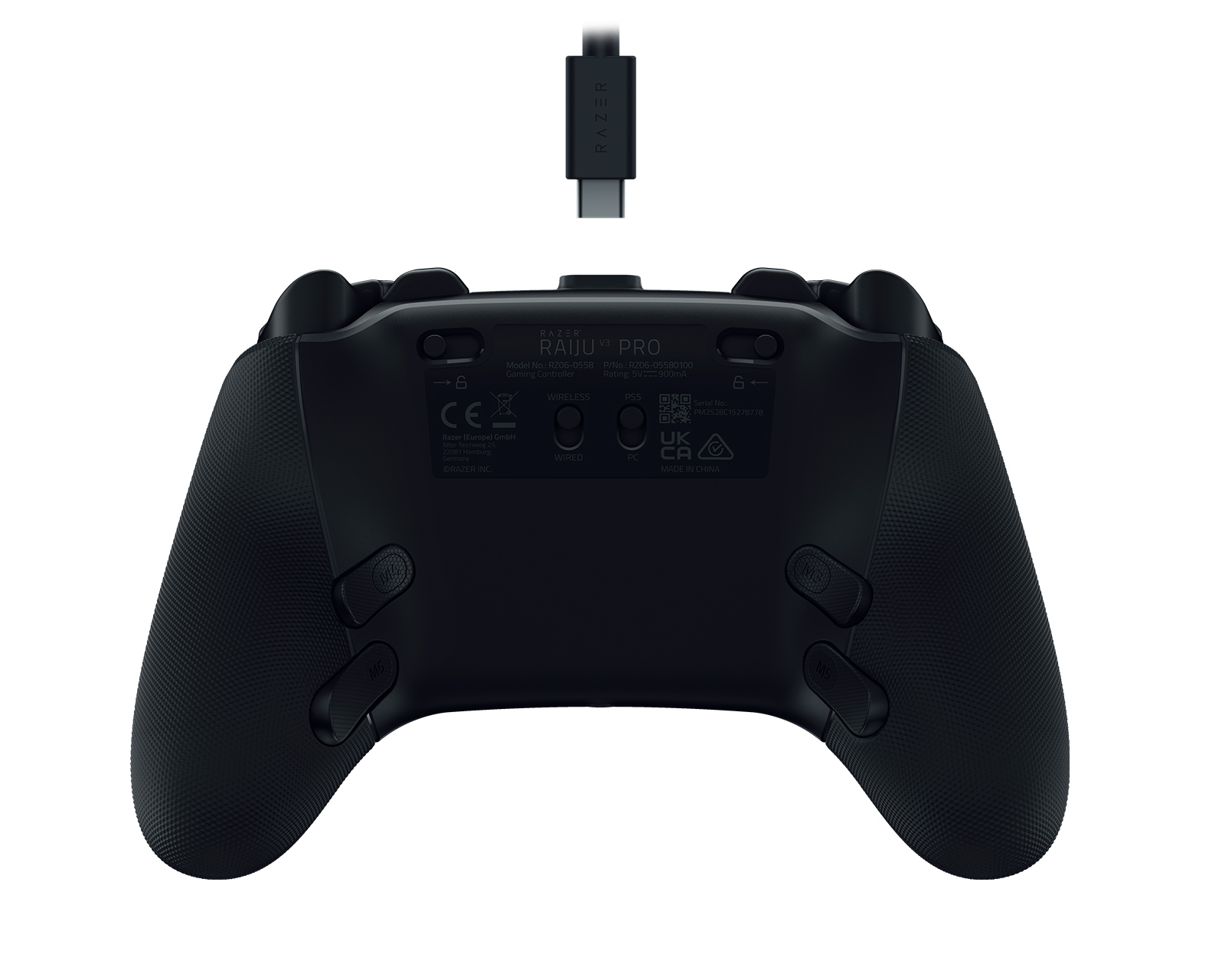 Razer Raiju V3 Pro PS5 & PC Controller - Black - us.MaxGaming.com