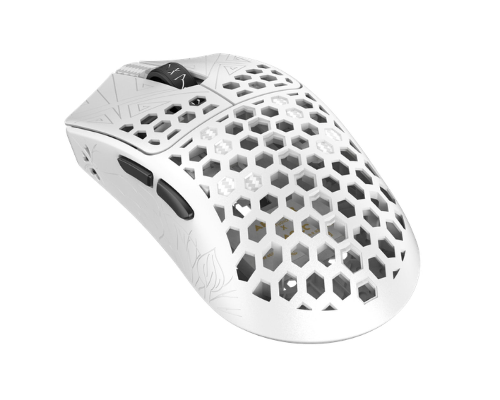 Arbiter Studio AKITSU MEDIUM ホワイト Arbiter Studio AKITSU Medium 40g Carbon Fiber 8K Wireless Gaming