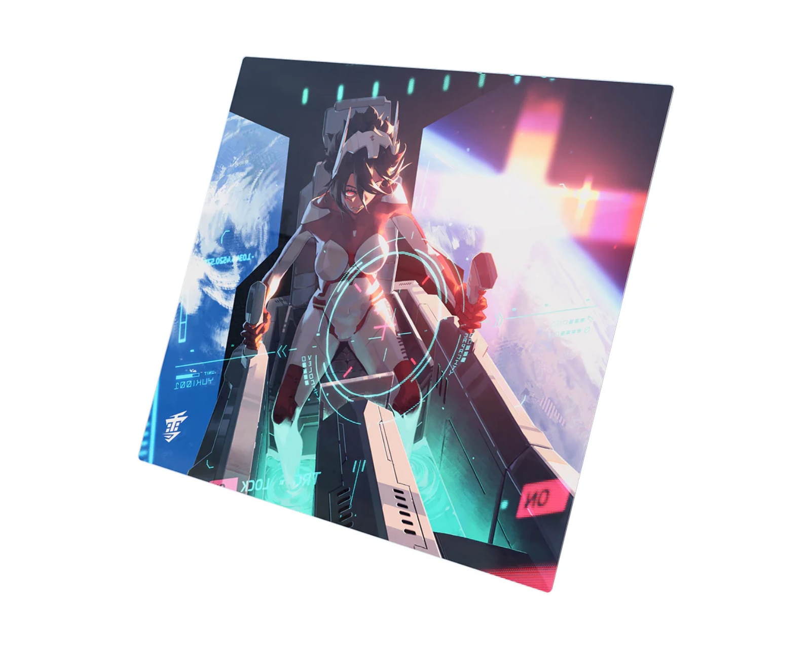 Yuki Aim Mecha Glass Mousepad - us.MaxGaming.com